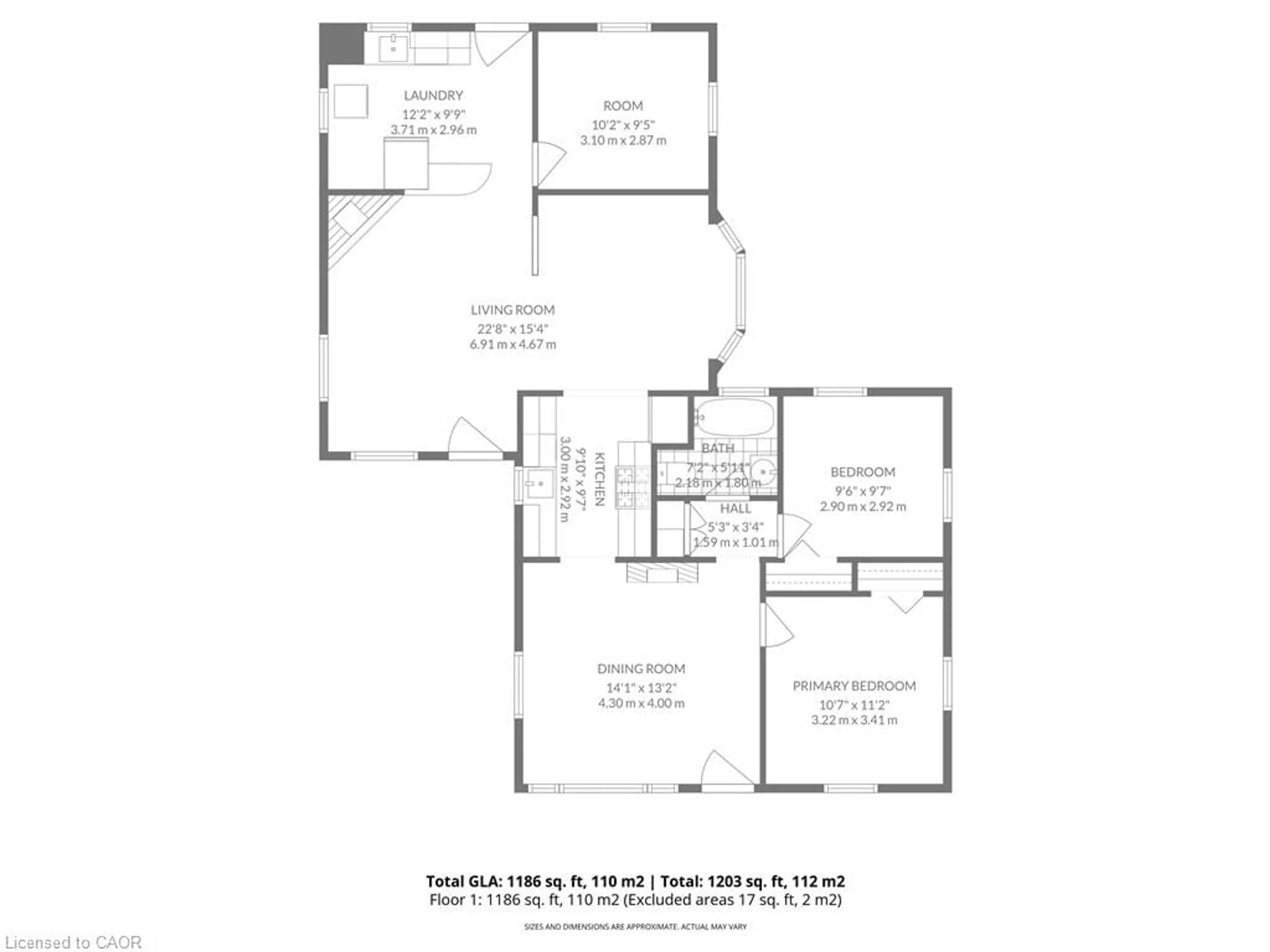 Floor plan for 21 Pansy Ave, Port Dover Ontario N0A 1N7
