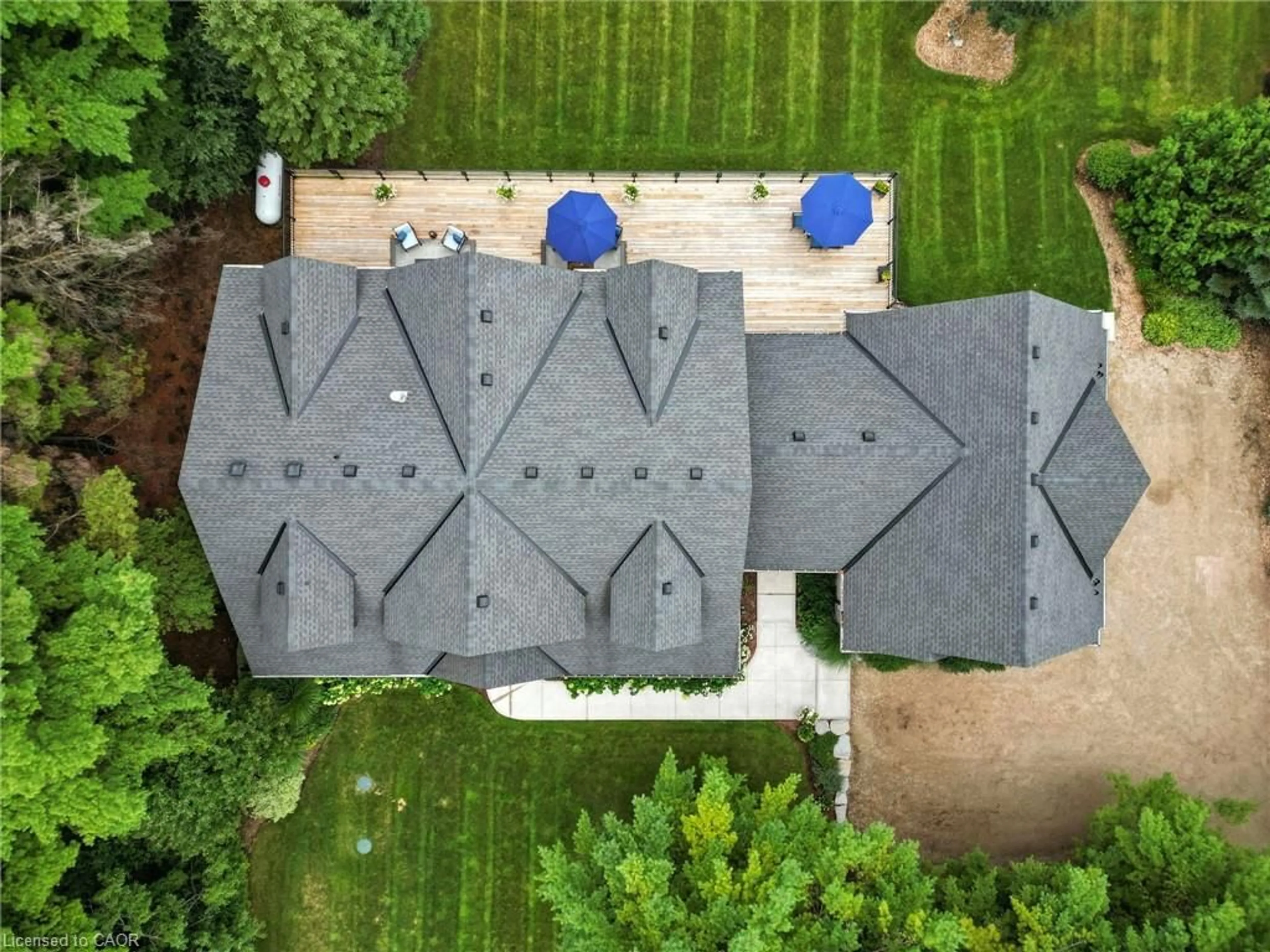 A pic from outside/outdoor area/front of a property/back of a property/a pic from drone, unknown for 7381 Sideroad 4, Centre Wellington Ontario N0B 1B0