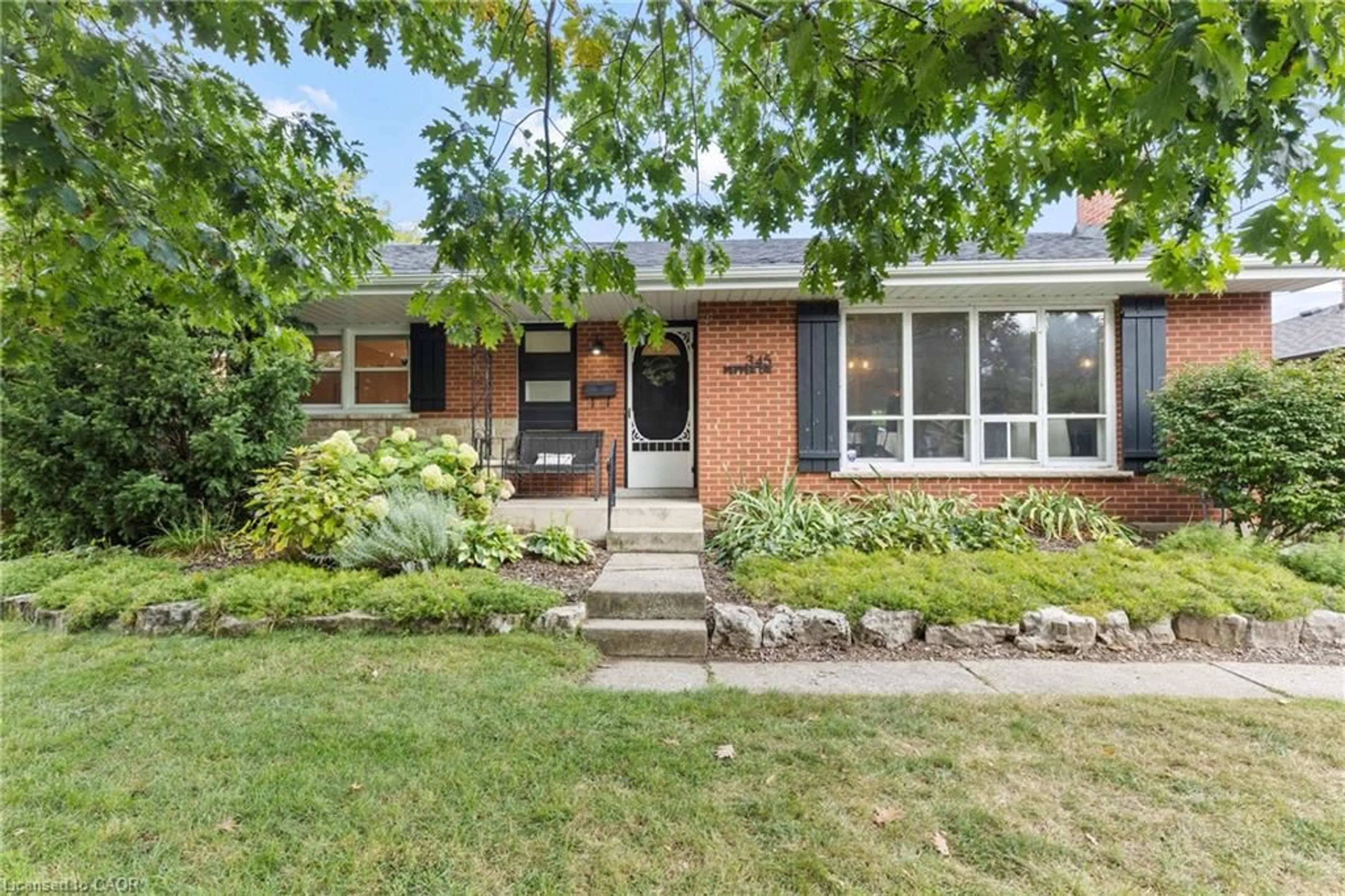 Home with brick exterior material, street for 345 Pepper Dr, Burlington Ontario L7R 3C8