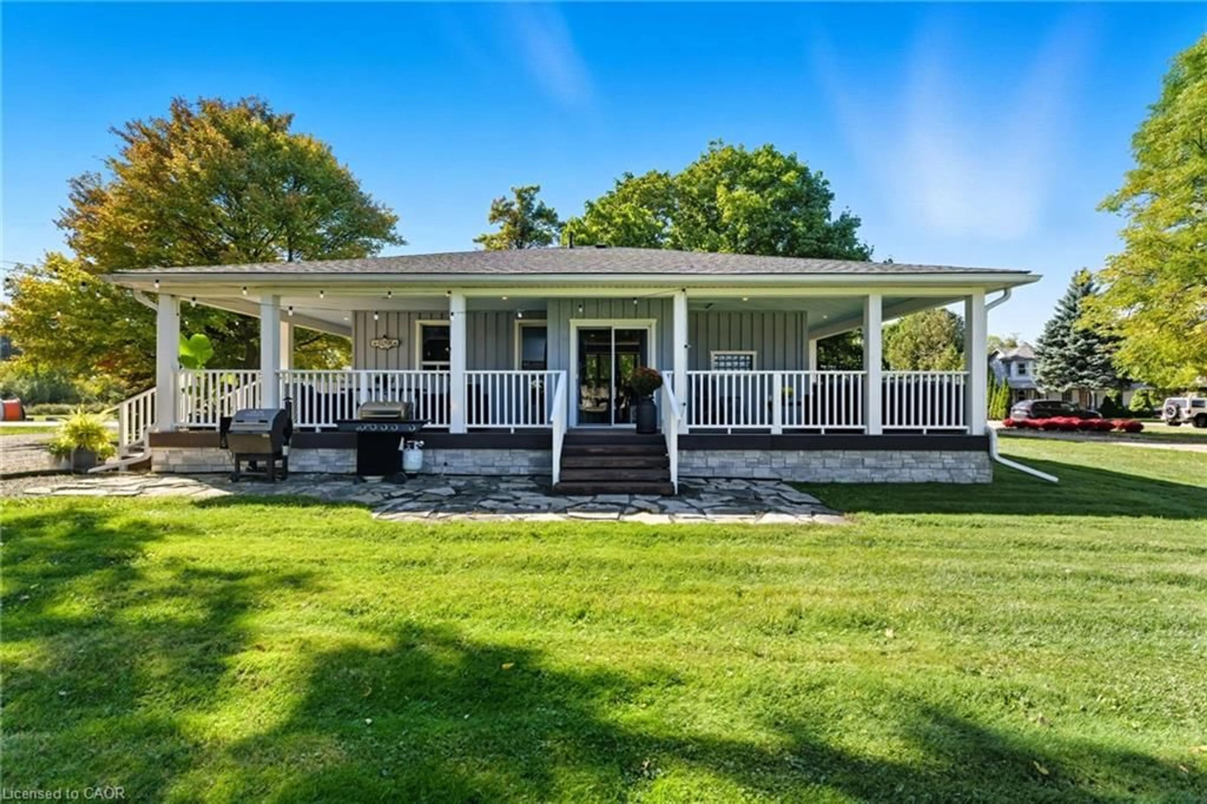 A pic from outside/outdoor area/front of a property/back of a property/a pic from drone, water/lake/river/ocean view for 146 Lynden Rd, Lynden Ontario L0R 1T0