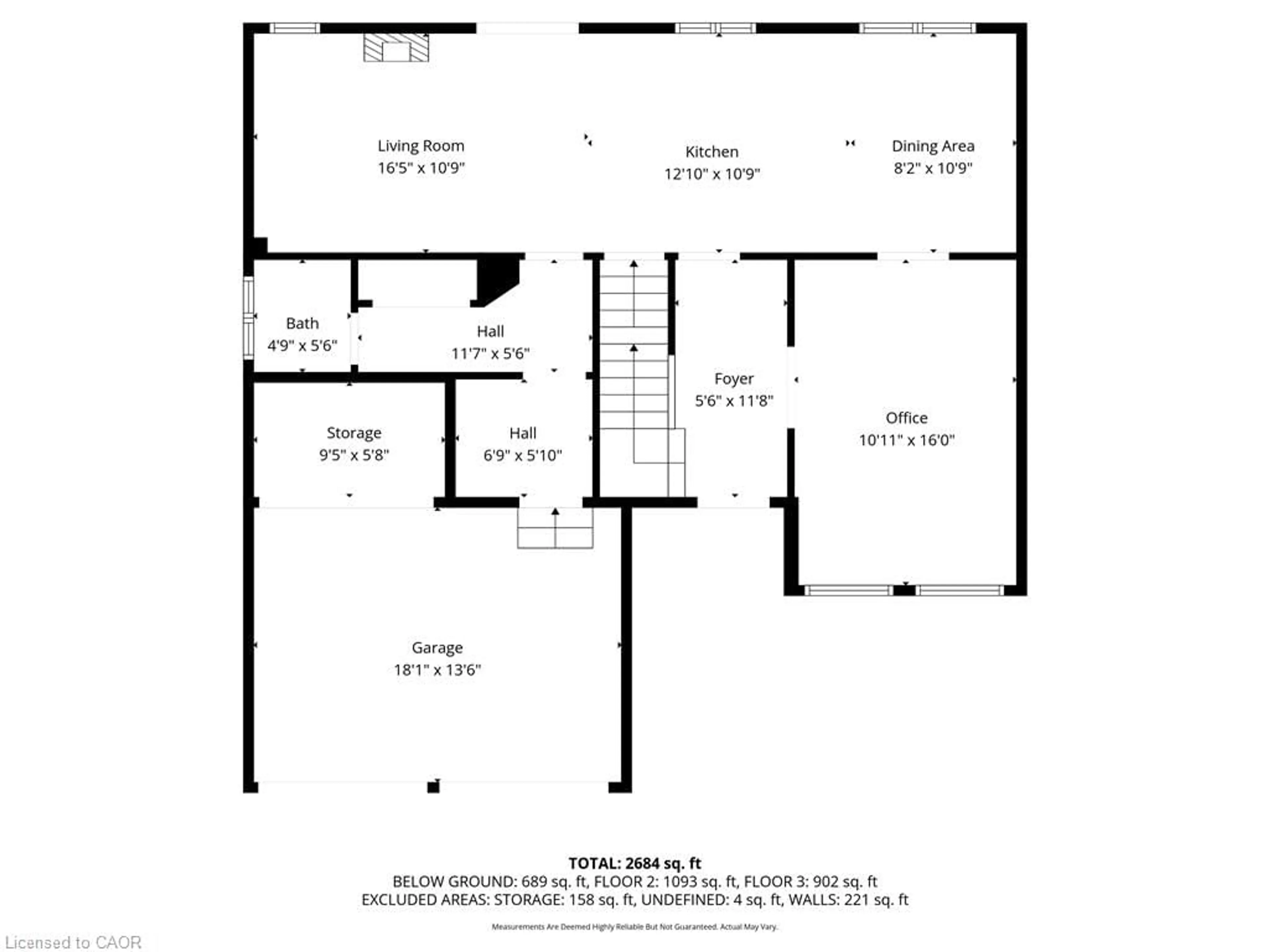 Floor plan for 124 Carmine Cres, Cambridge Ontario N3C 3Z3