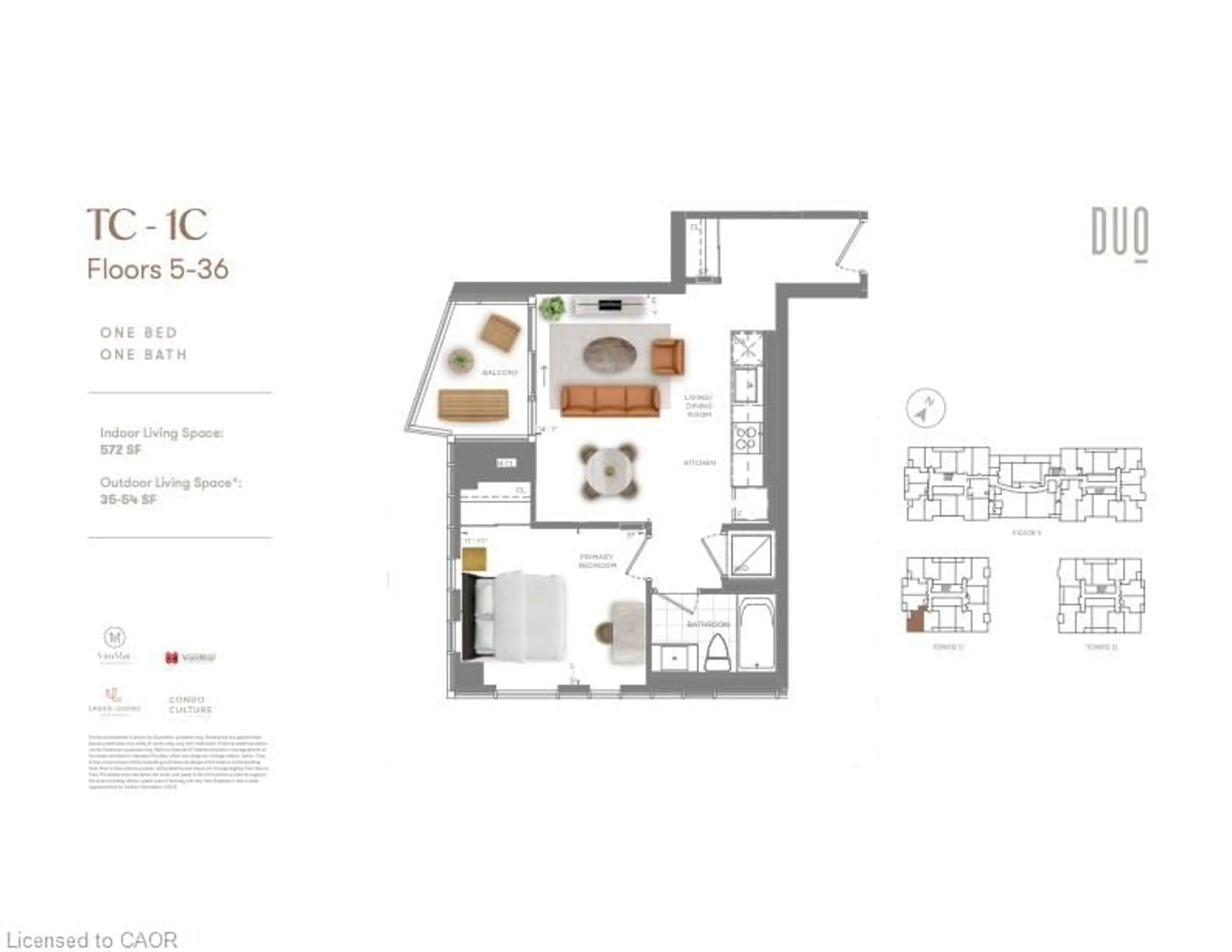 Floor plan for 25 Wellington St #3703, Kitchener Ontario N2G 0G5
