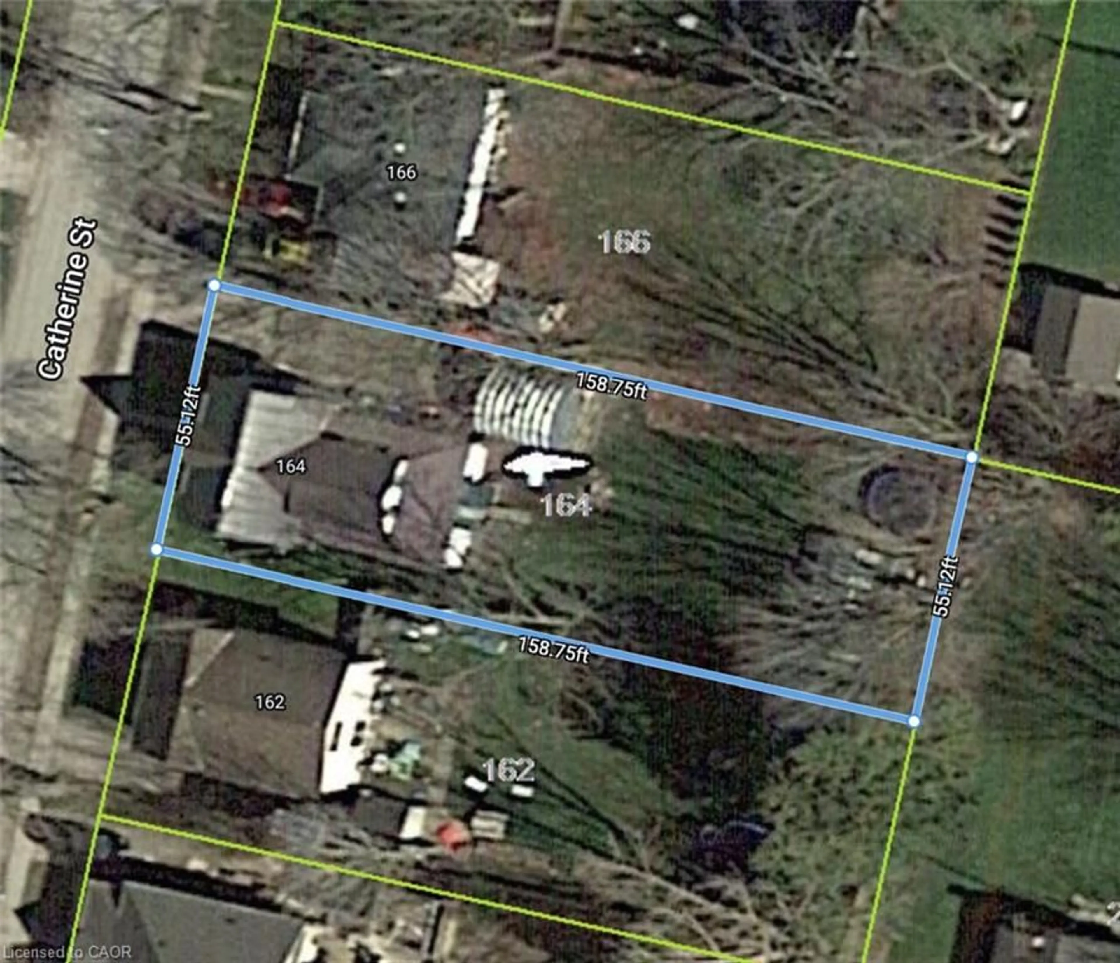A pic from outside/outdoor area/front of a property/back of a property/a pic from drone, street for 164 Catherine St, Parkhill Ontario N0M 2K0