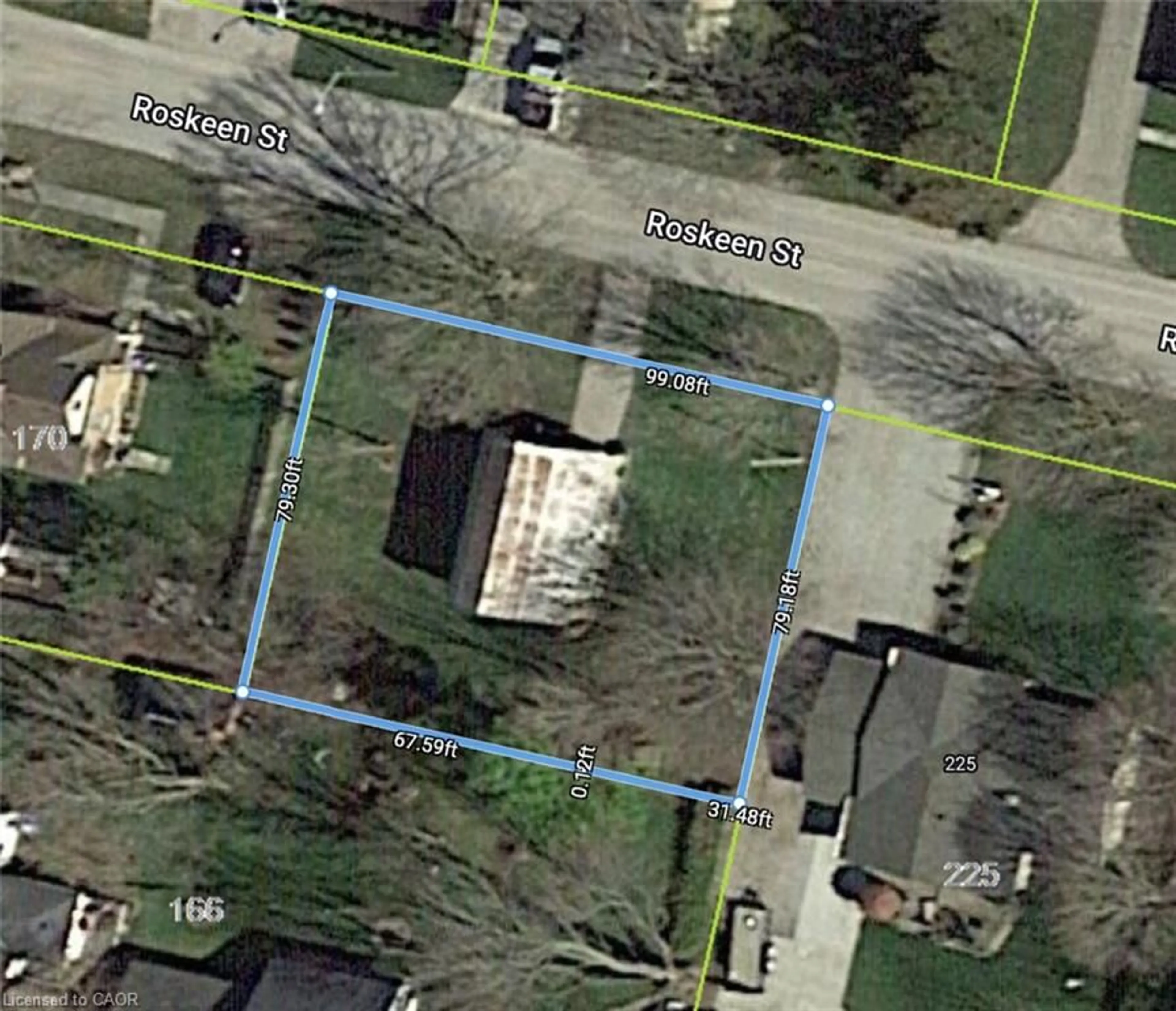 A pic from outside/outdoor area/front of a property/back of a property/a pic from drone, street for LOT 30 Roskeen St, Parkhill Ontario N0M 2K0