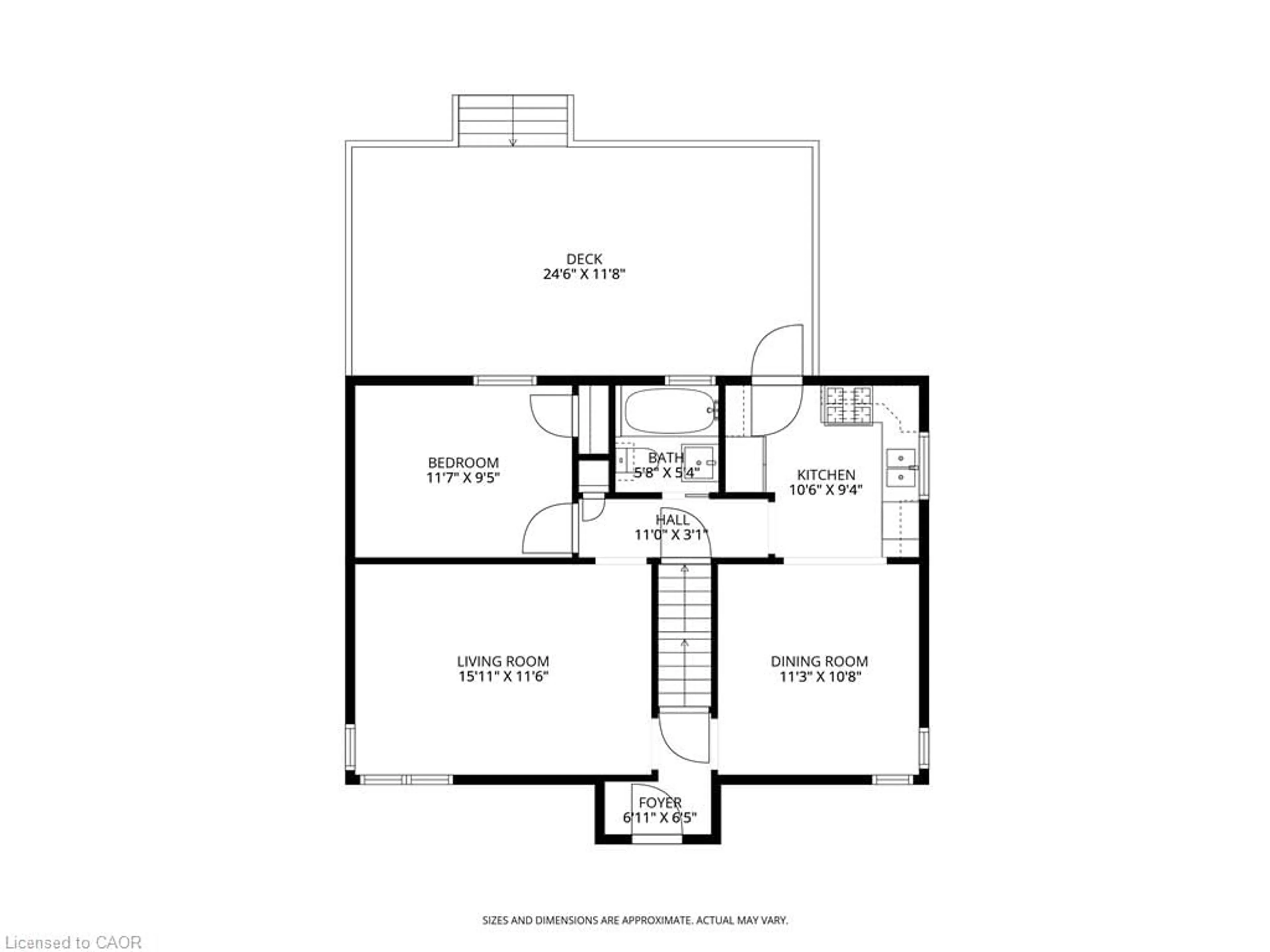 Floor plan for 3 Montrose Ave, Hamilton Ontario L8K 4X8