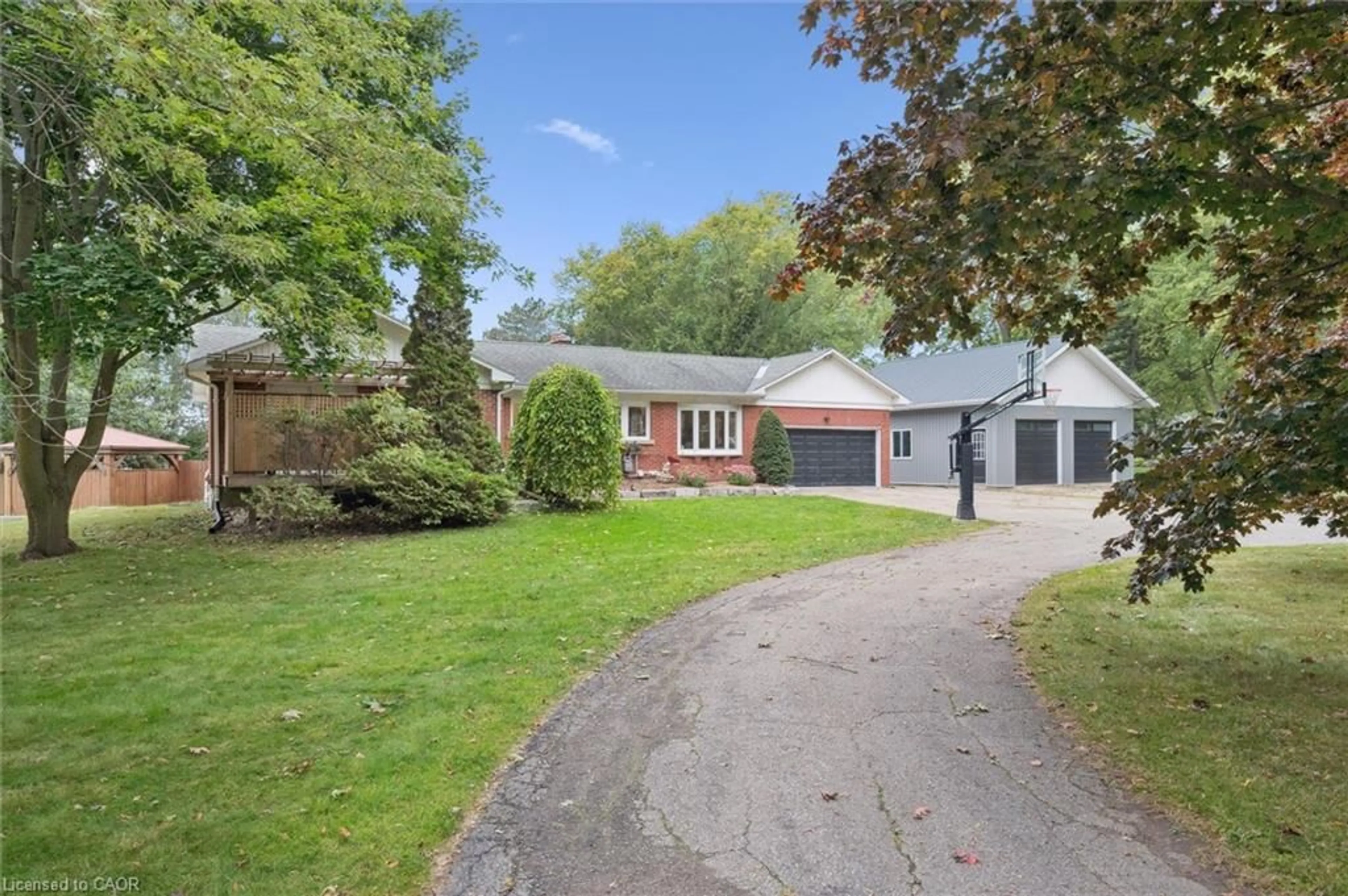 A pic from outside/outdoor area/front of a property/back of a property/a pic from drone, street for 5708 Wellington Road 86, Ariss Ontario N0B 1B0