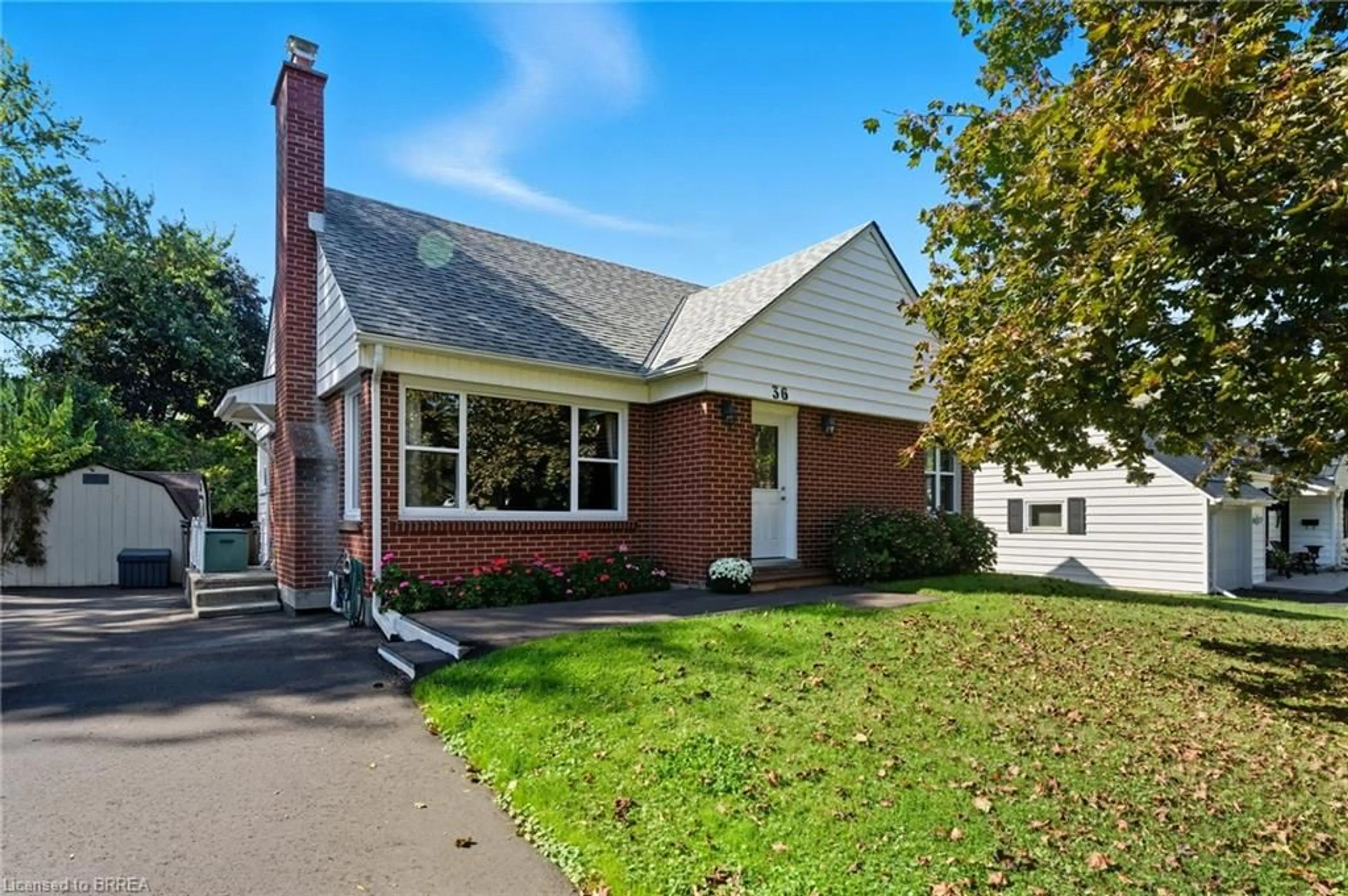 Home with brick exterior material, street for 36 Gibson Dr, Simcoe Ontario N3Y 3L3