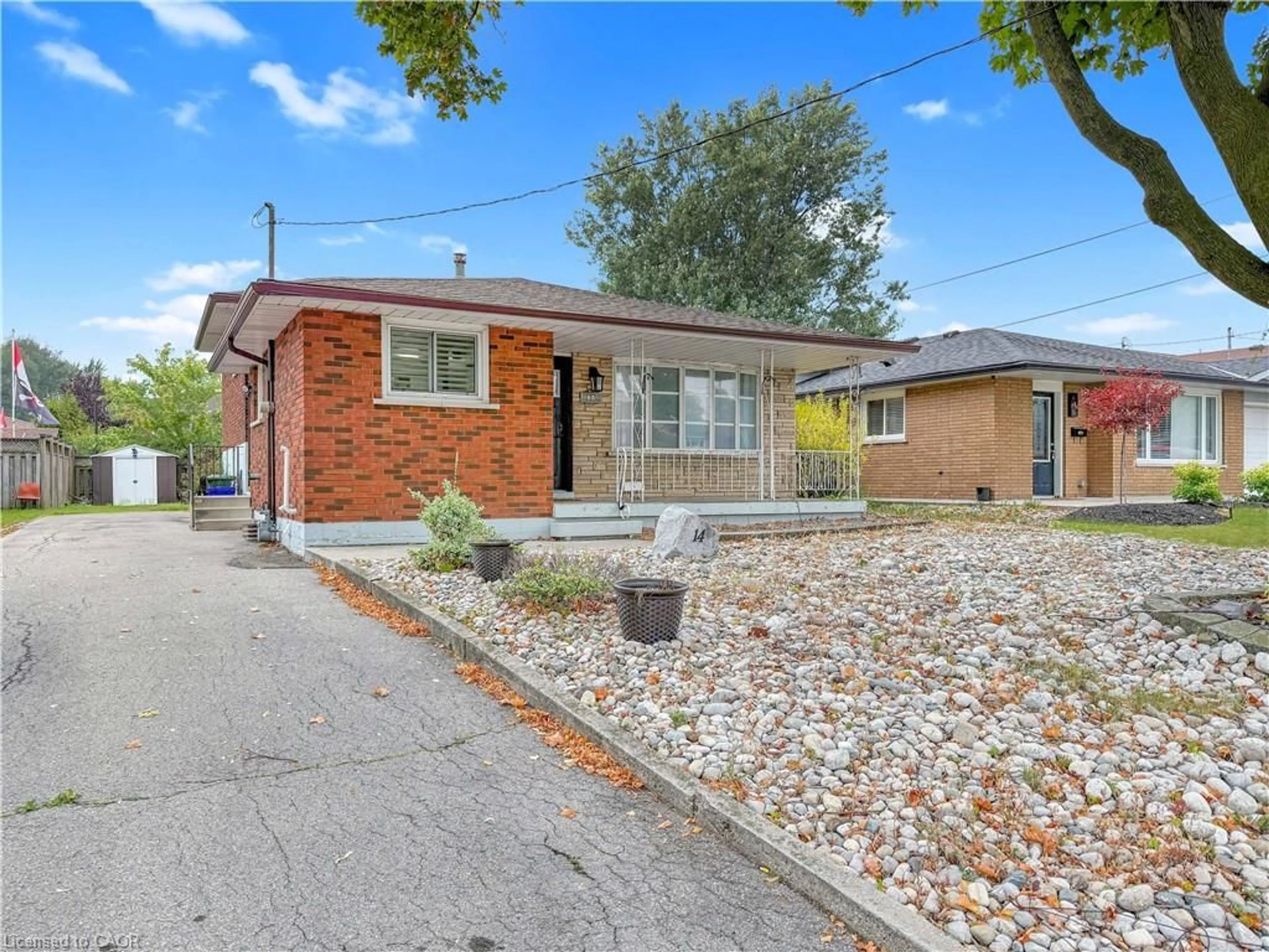 Home with brick exterior material, street for 14 Anson Ave, Hamilton Ontario L8T 2X3