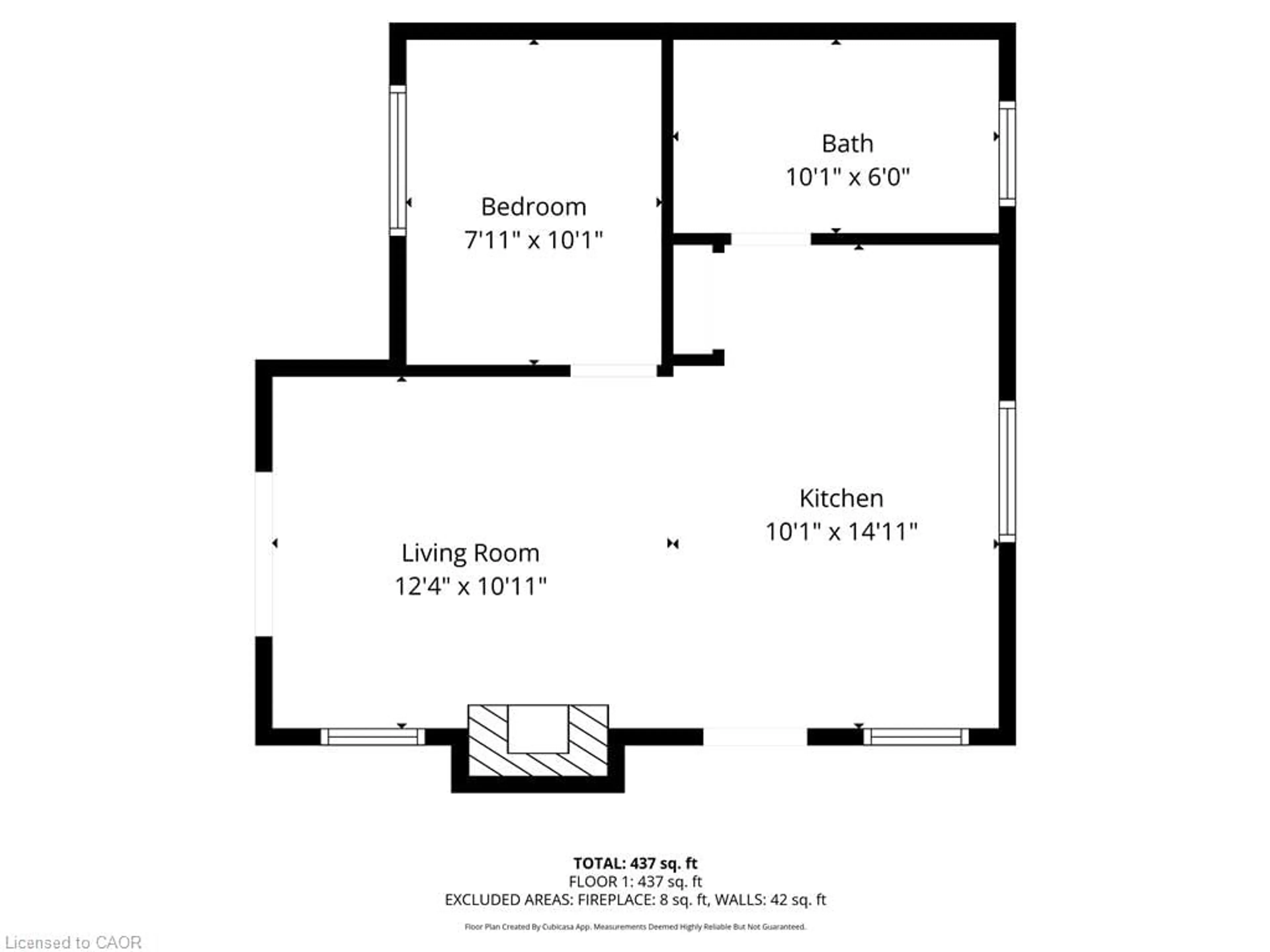 Floor plan for 34 Pansy Ave, Port Dover Ontario N0A 1W7