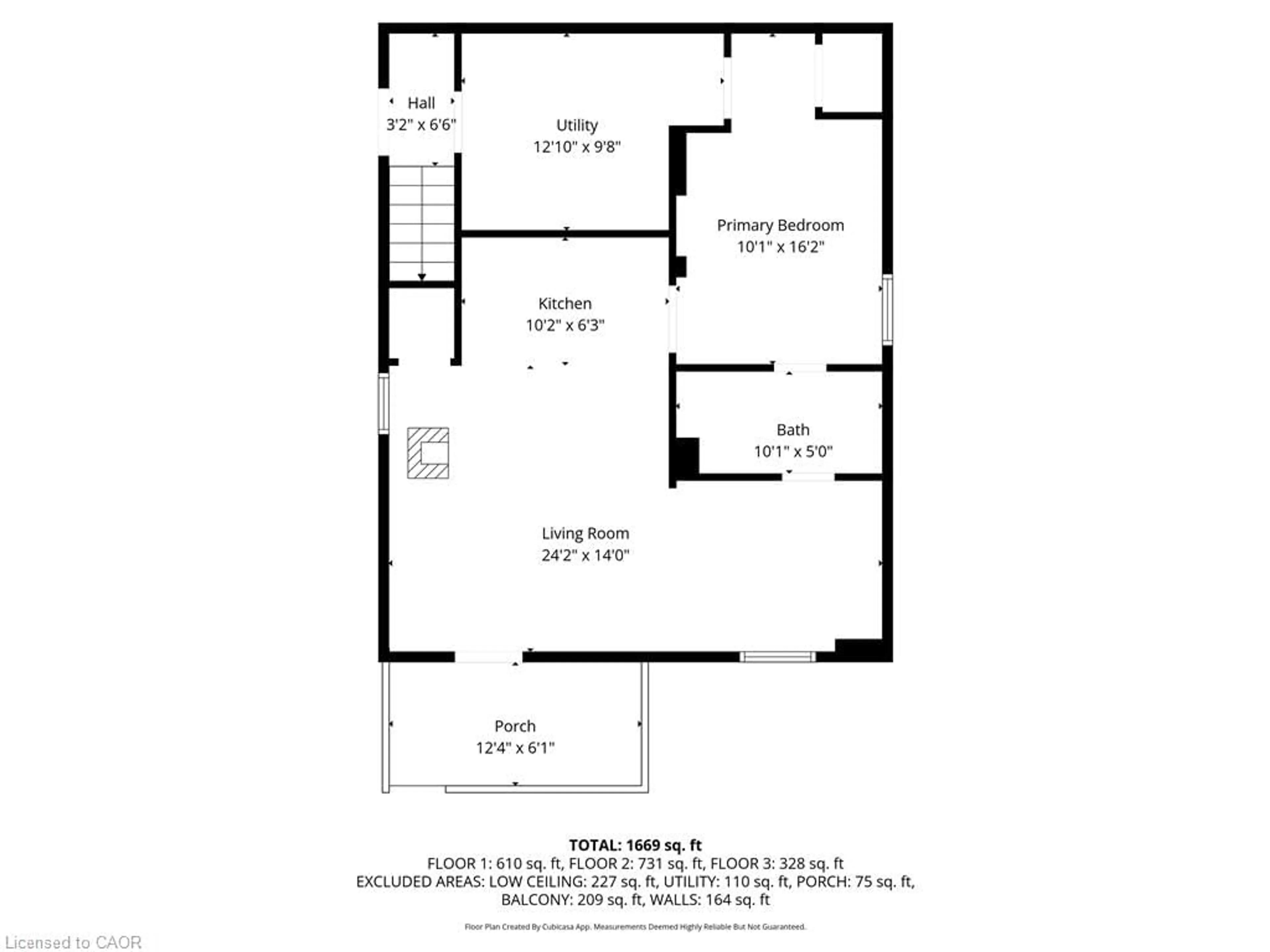 Floor plan for 7 Balmoral Ave, Welland Ontario L3B 1S3
