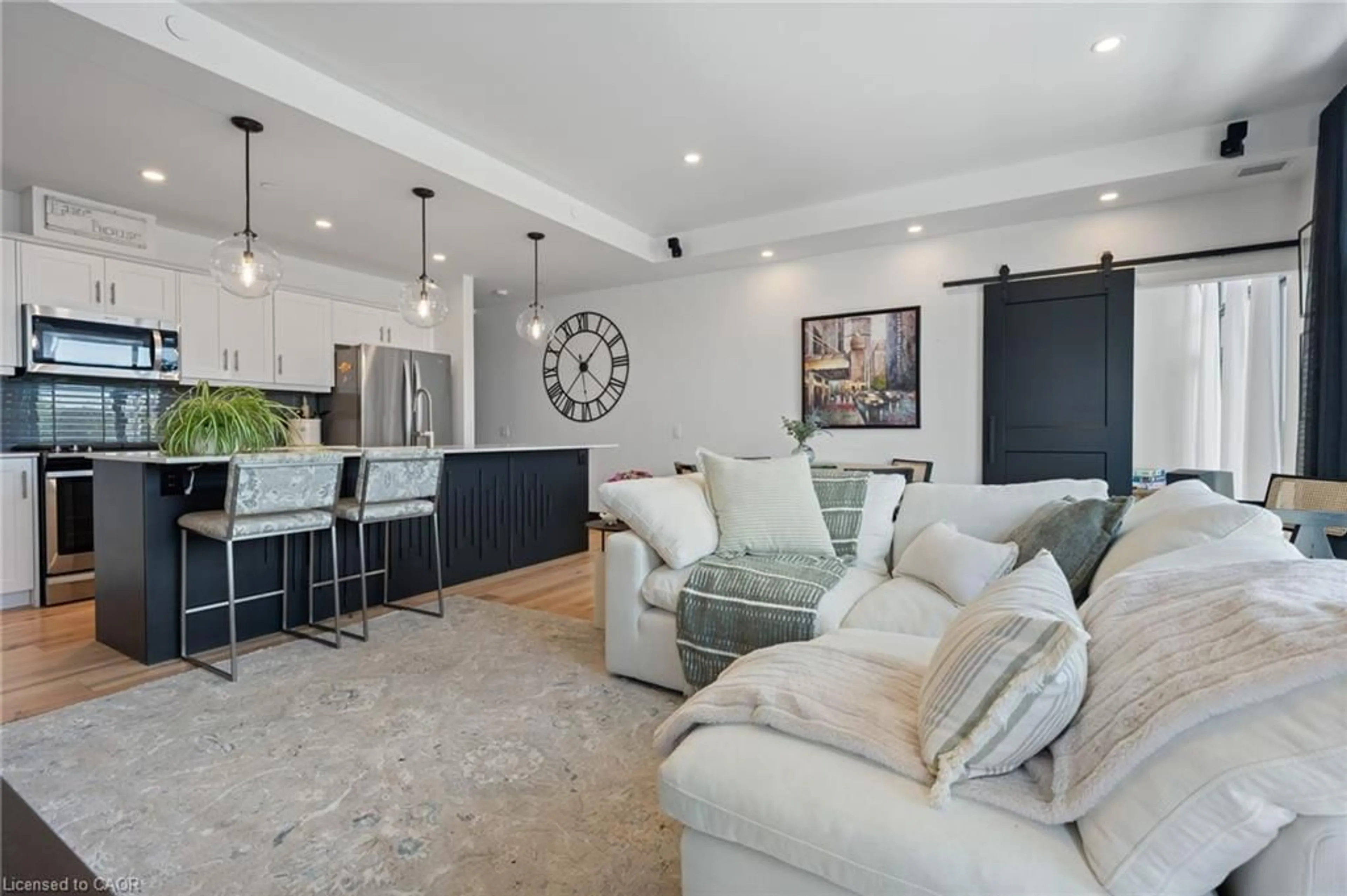 Living room with furniture, unknown for 38 Harbour St #416, Port Dover Ontario N0A 1N0
