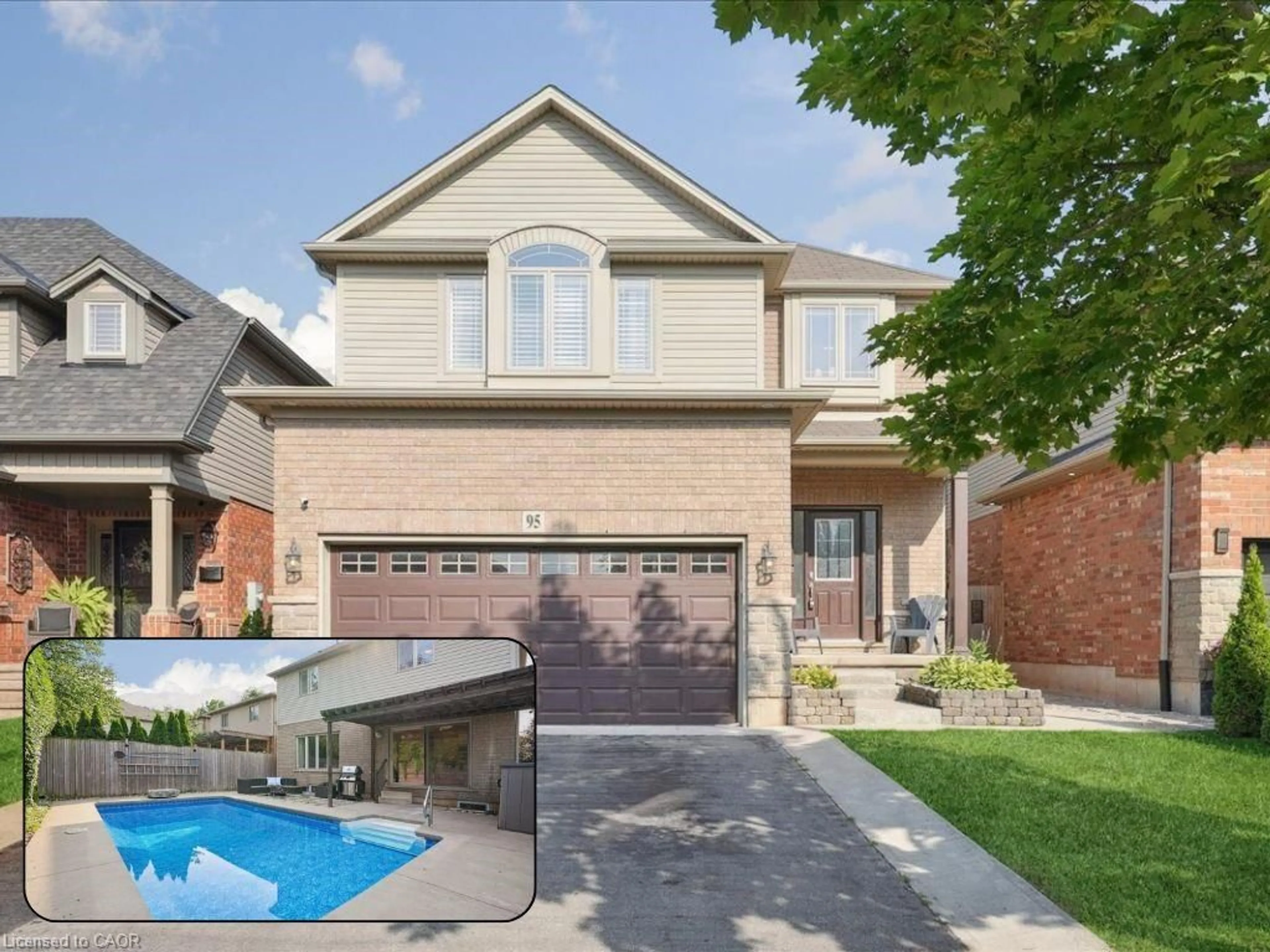 Home with brick exterior material, street for 95 Hemlock Way, Grimsby Ontario L3M 0A9