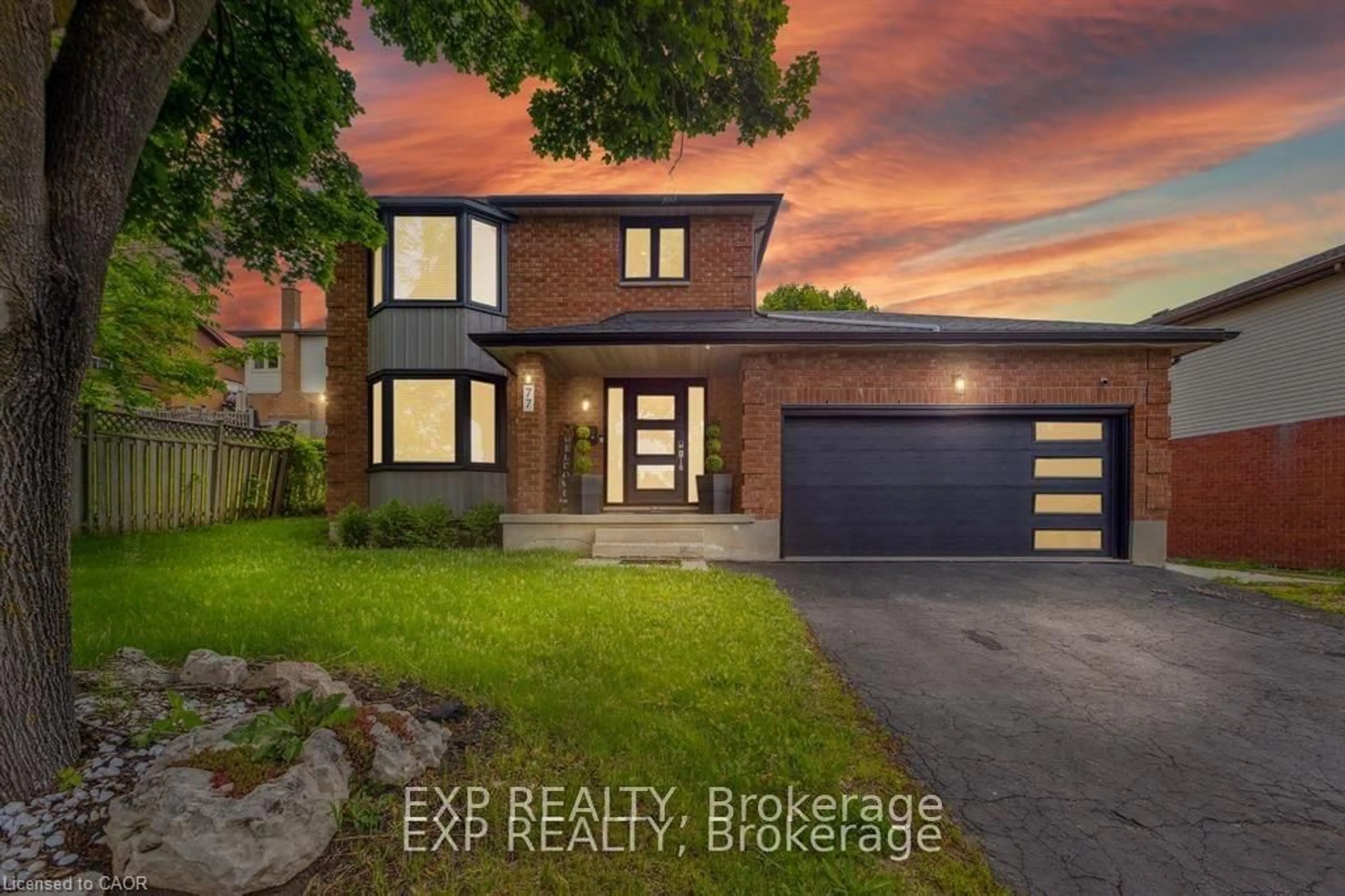 Home with brick exterior material, street for 77 Imperial Rd, Guelph Ontario N1H 8A1