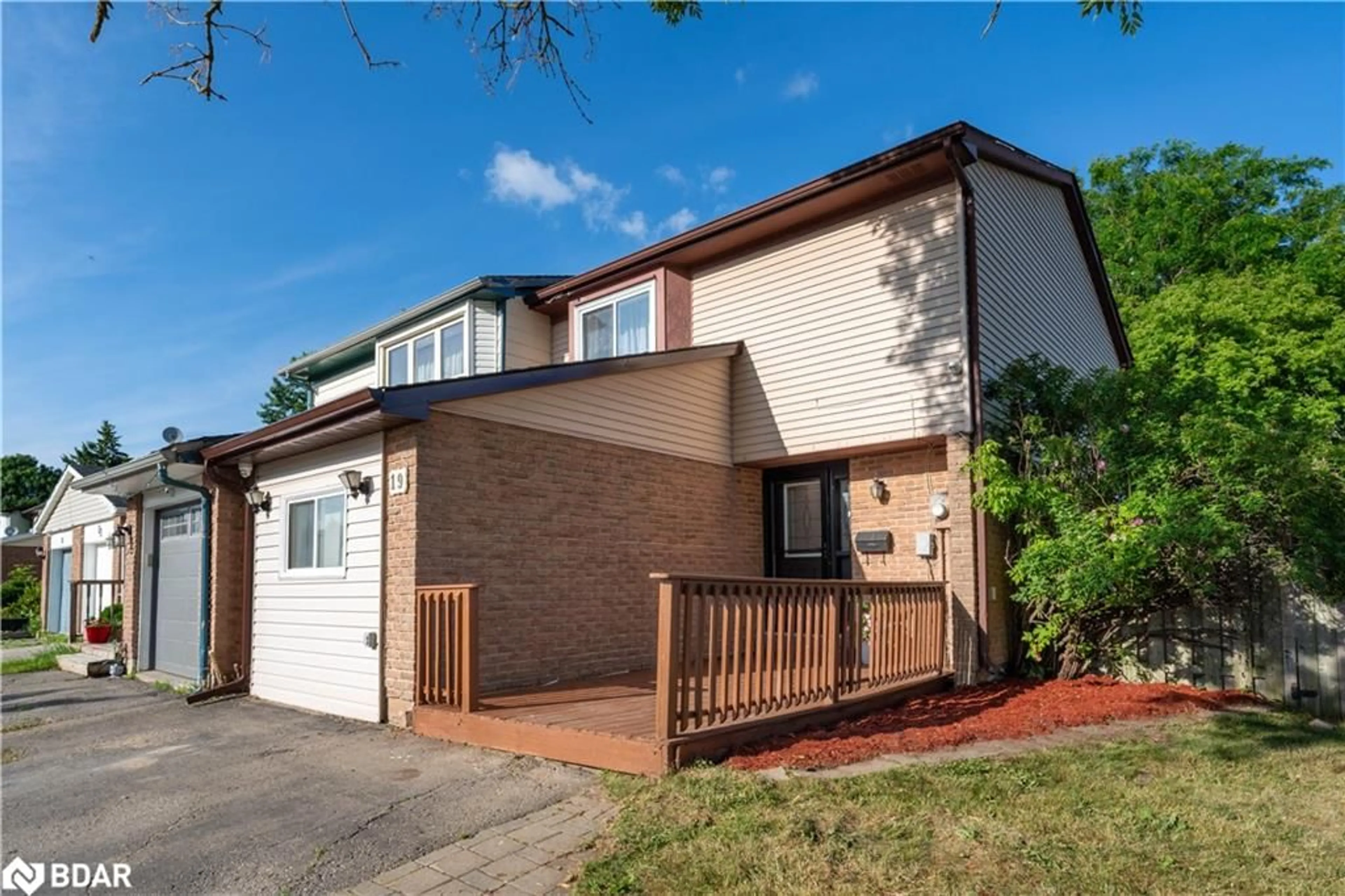 Home with brick exterior material, street for 19 Burbank Cres, Orangeville Ontario L9W 3E6