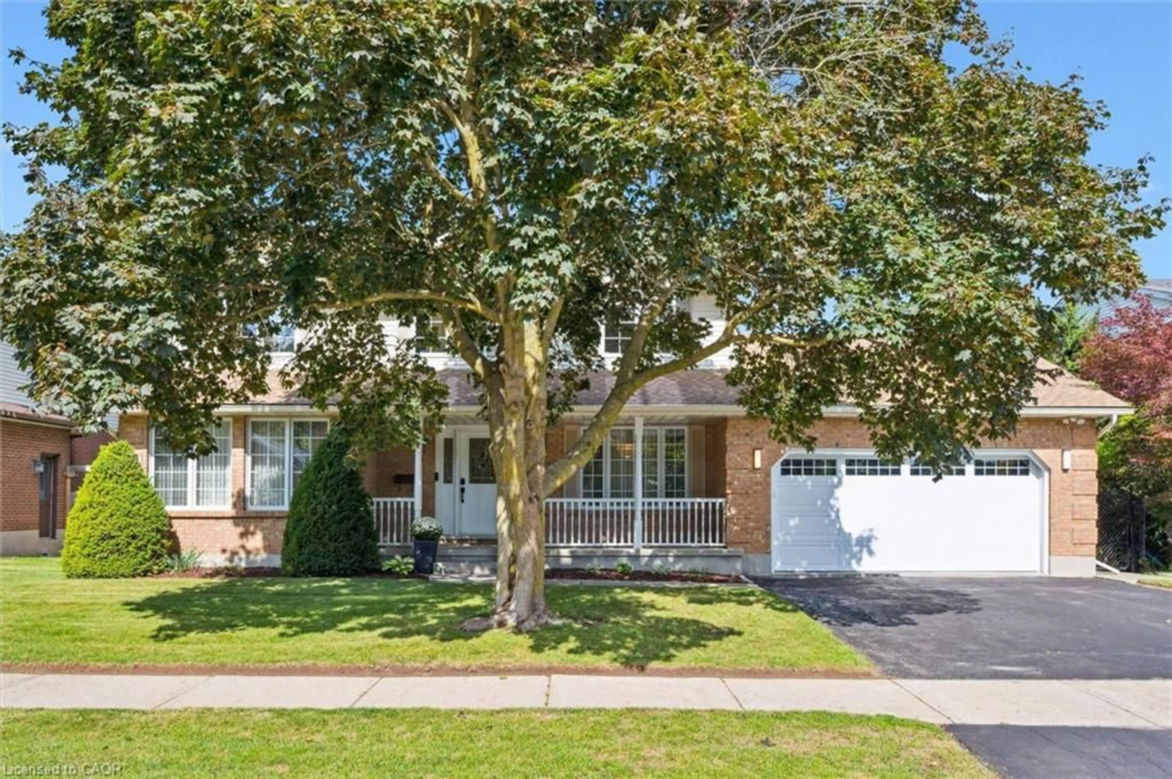 Home with brick exterior material, street for 466 Branstone Dr, Waterloo Ontario N2T 1P5