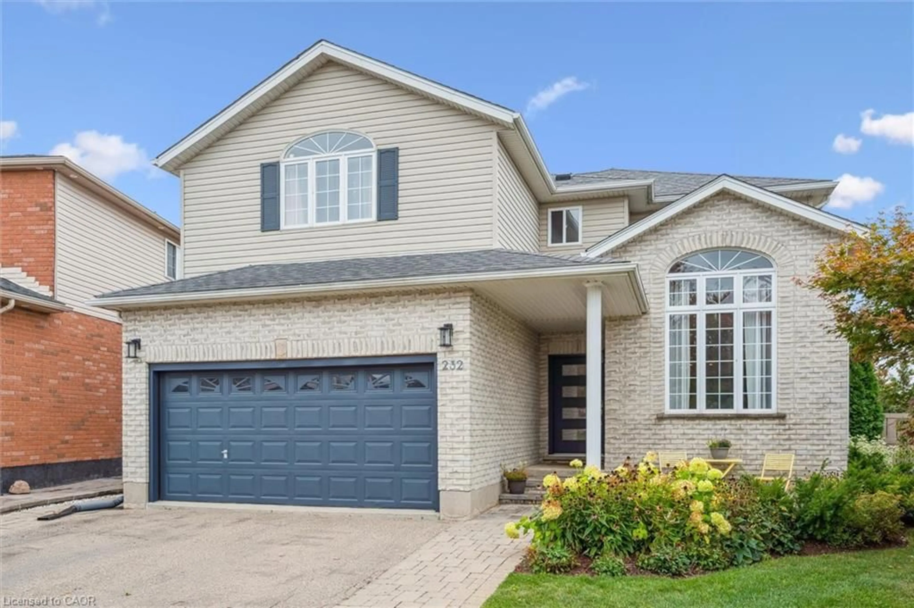 Home with brick exterior material, street for 232 Laurel Springs Crt, Kitchener Ontario N2N 3N8