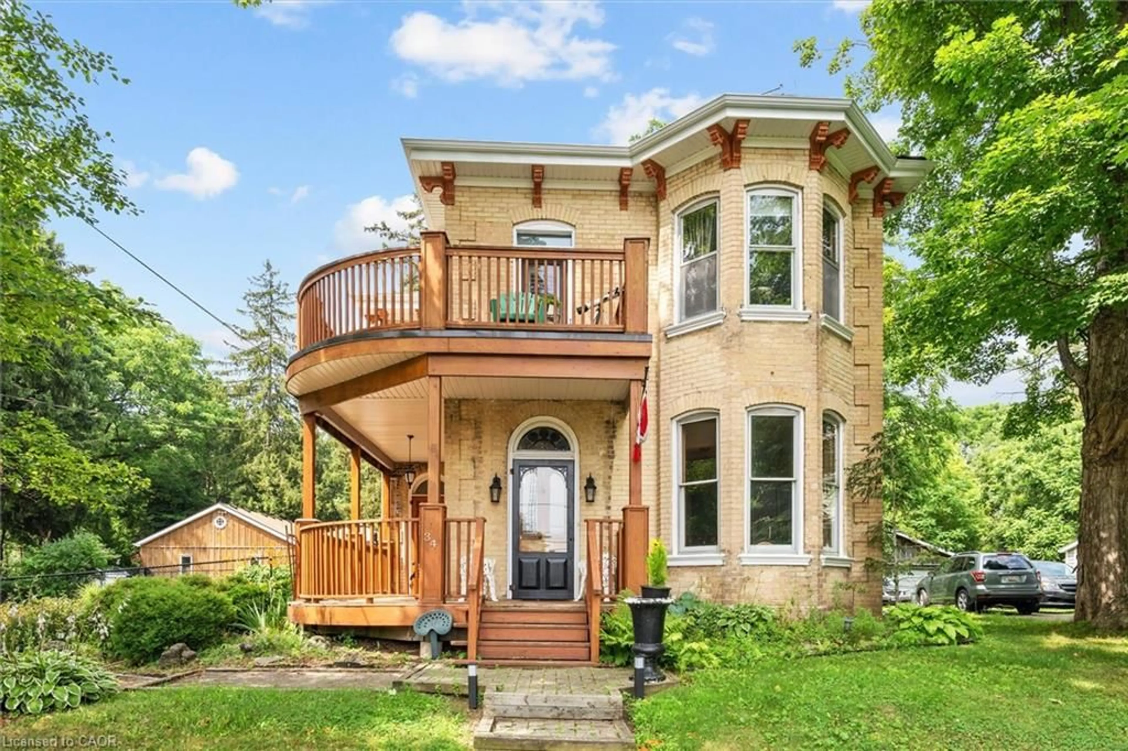 Home with brick exterior material, building for 34 Field Rd, Hamilton Ontario L0R 1R0