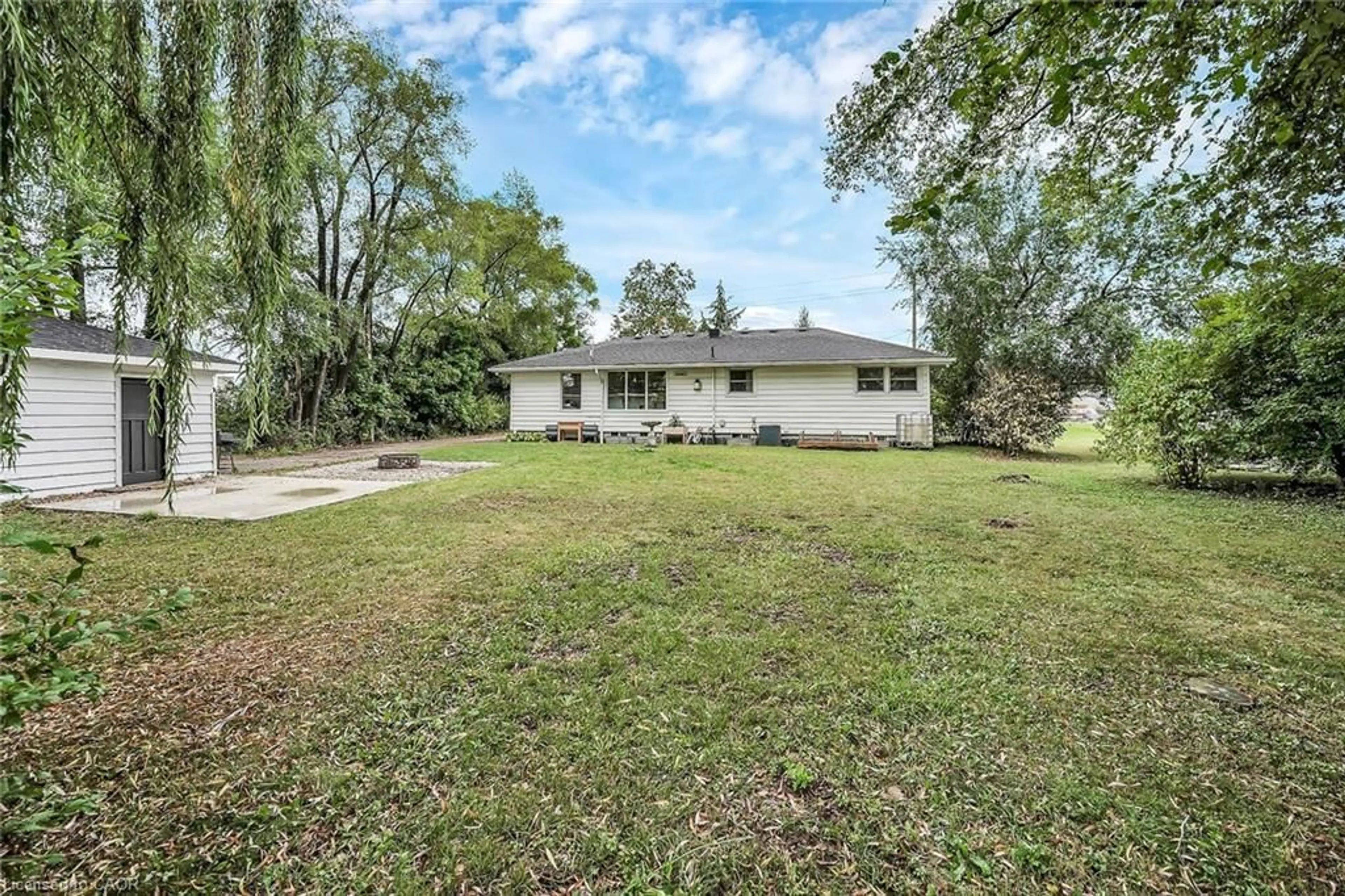 A pic from outside/outdoor area/front of a property/back of a property/a pic from drone, water/lake/river/ocean view for 4539 Highway 6, Hagersville Ontario N0A 1H0