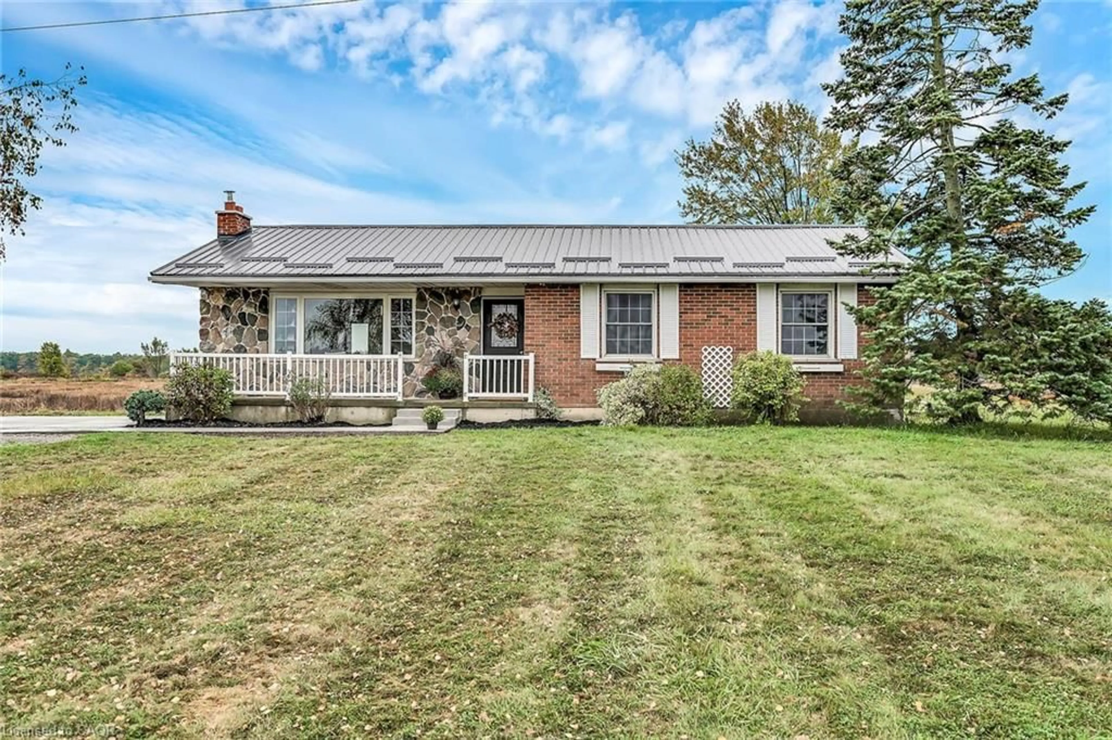 Home with brick exterior material, street for 1000 Conc 2 Rd, York Ontario N0A 1R0