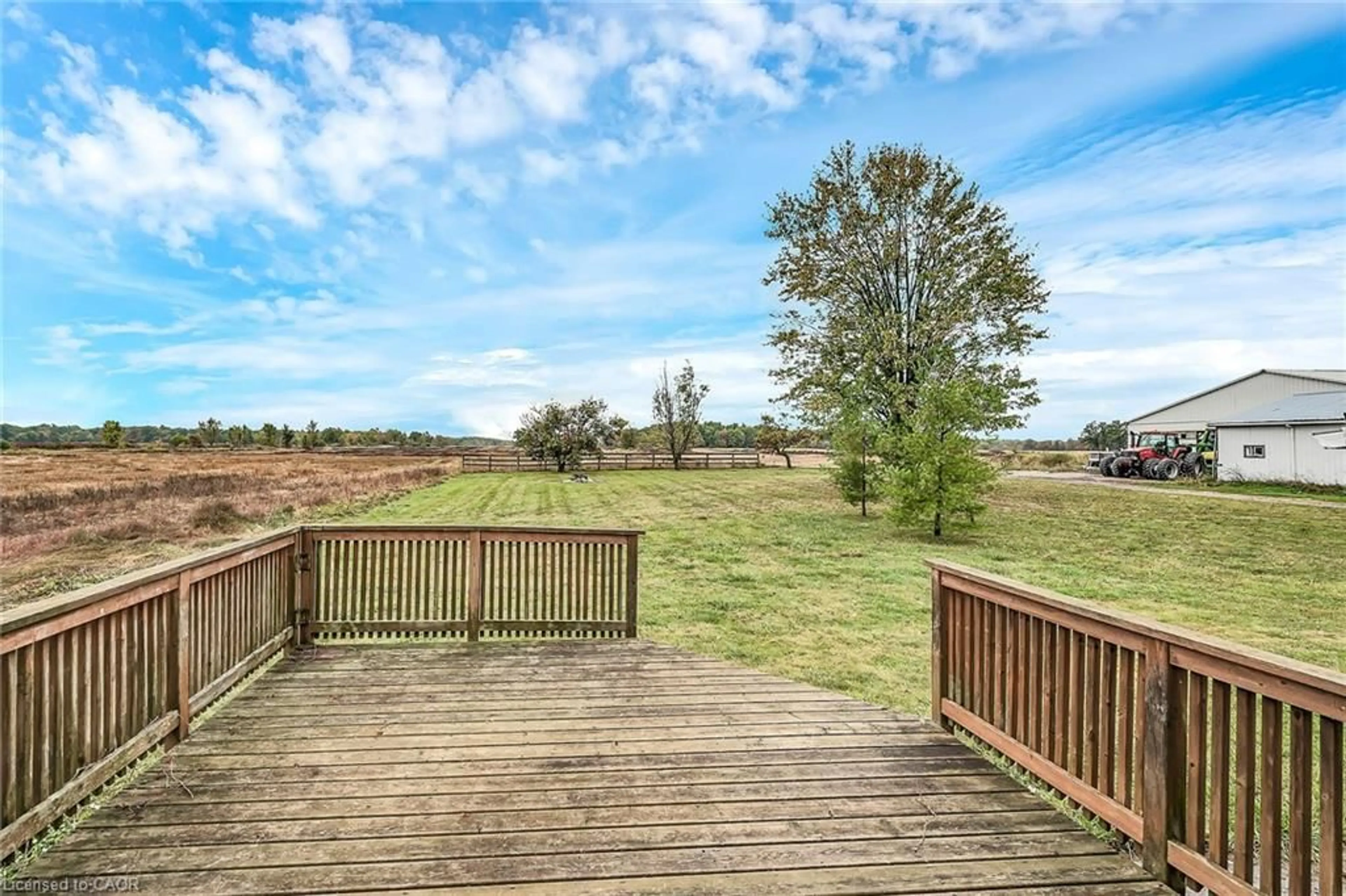 A pic from outside/outdoor area/front of a property/back of a property/a pic from drone, water/lake/river/ocean view for 1000 Conc 2 Rd, York Ontario N0A 1R0