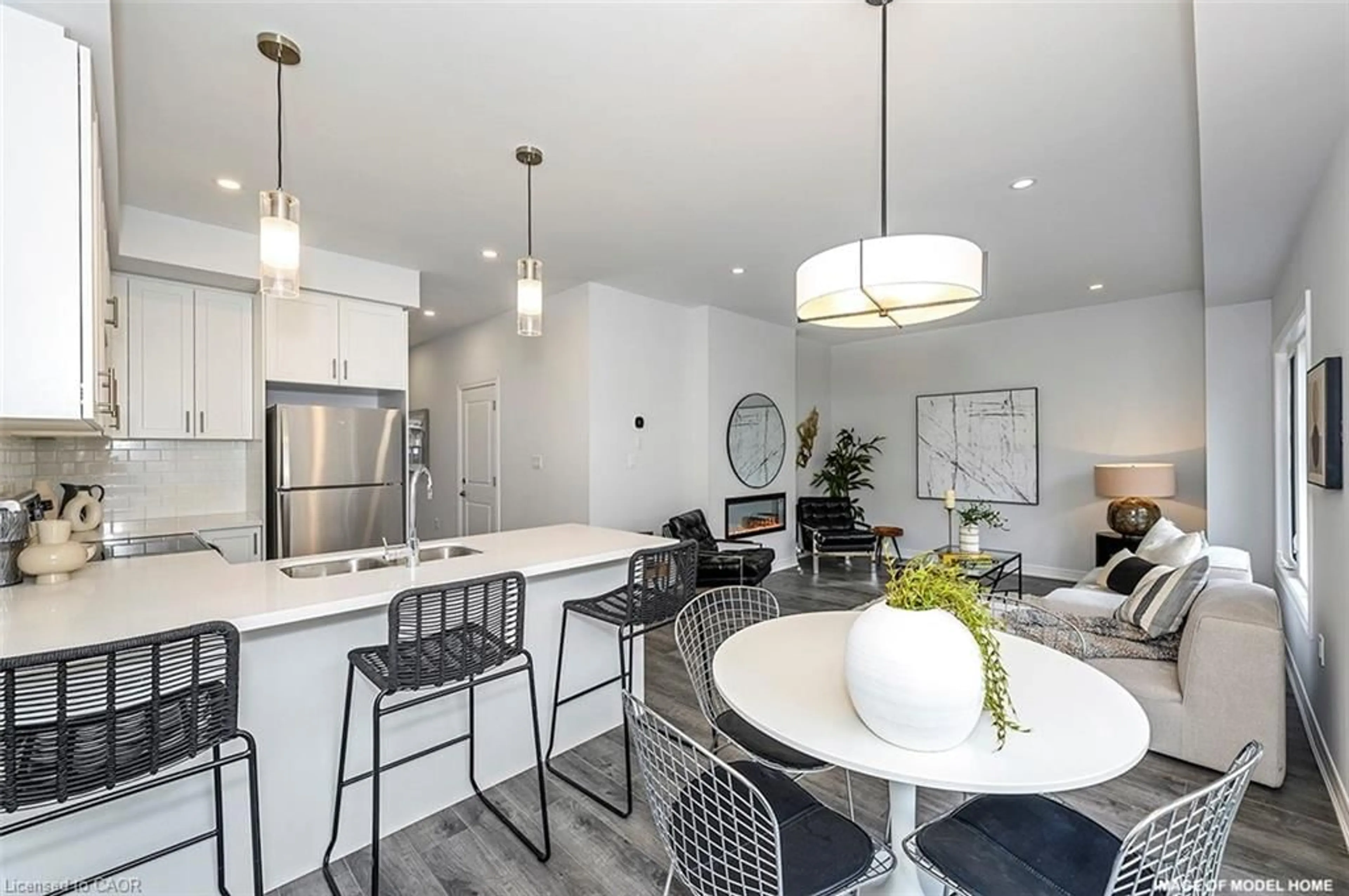 Open concept kitchen, unknown for 205 Thames Way #29, Hamilton Ontario L0R 1W0