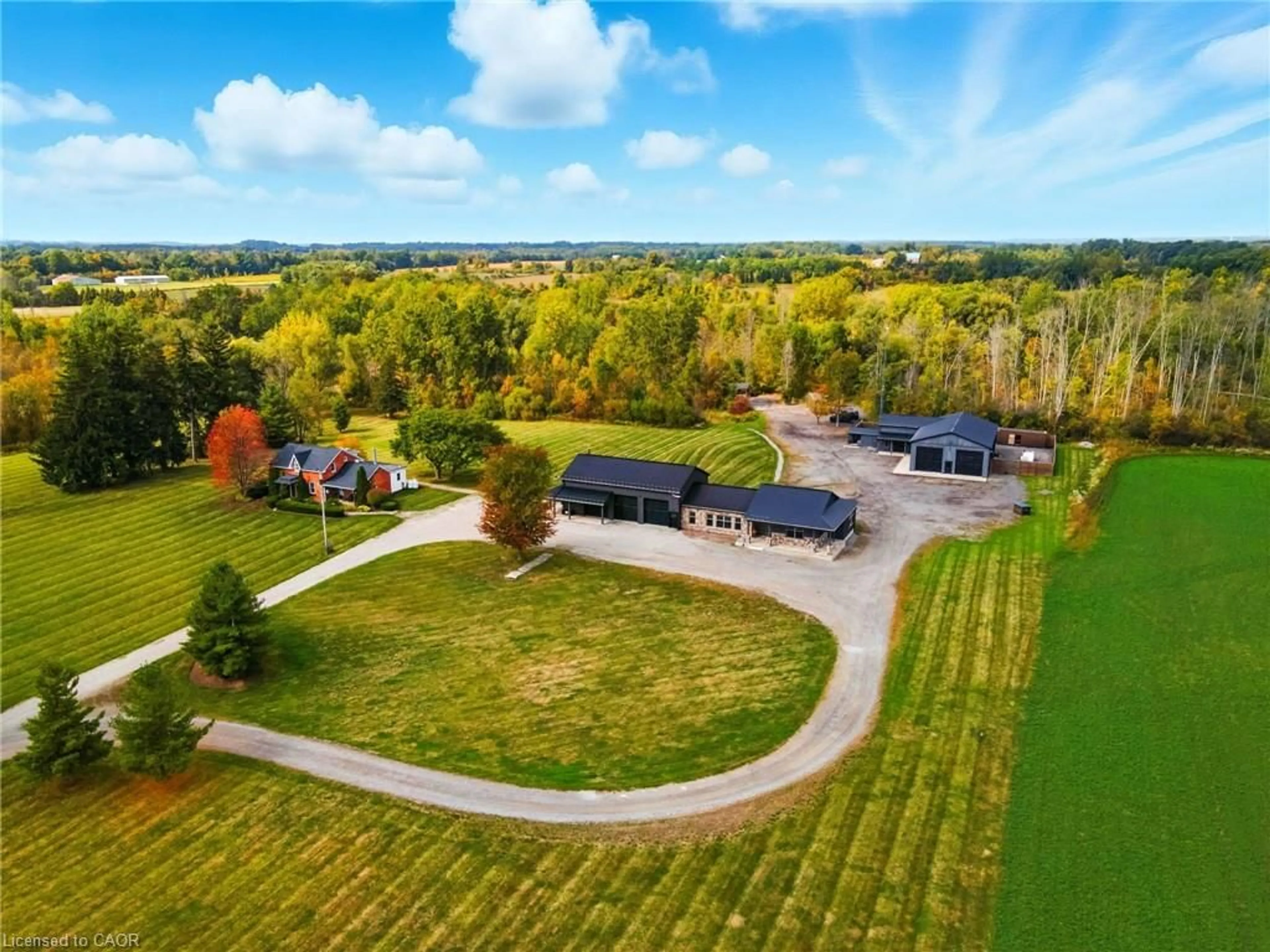 A pic from outside/outdoor area/front of a property/back of a property/a pic from drone, unknown for 437 6th Concession Rd, Flamborough Ontario L8B 1M5