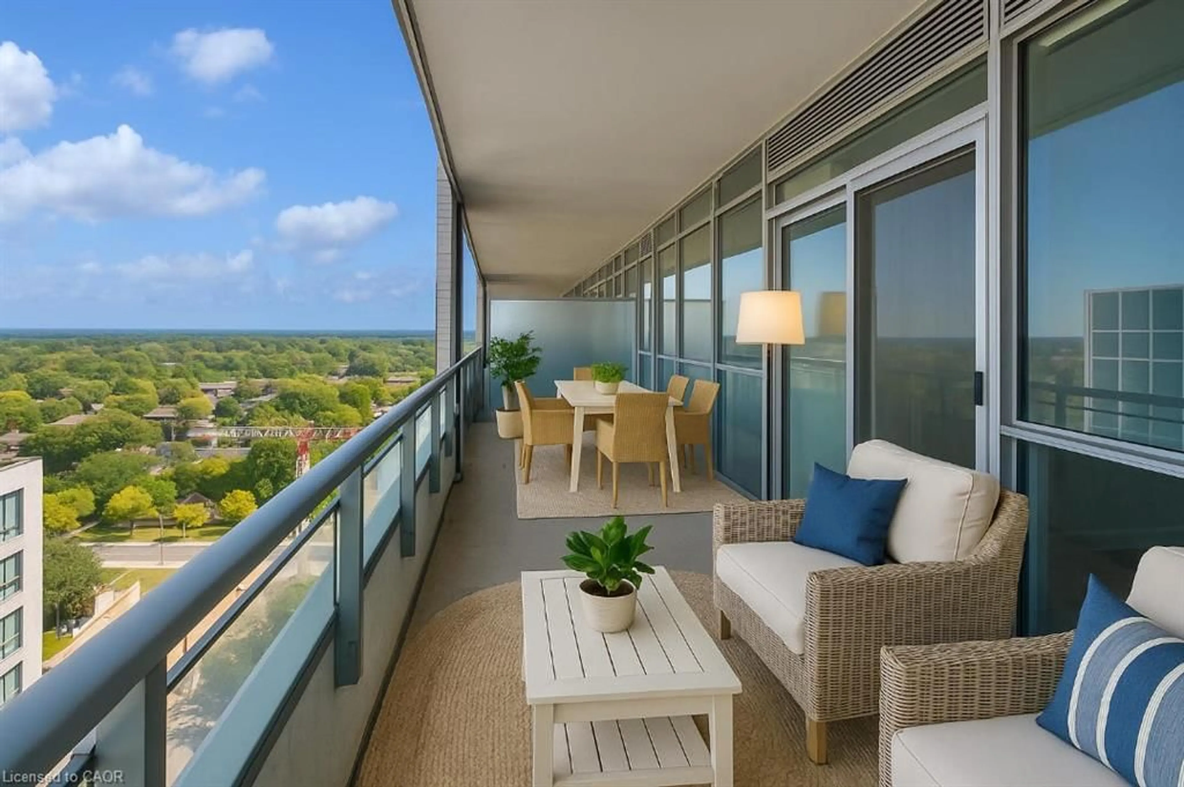 Patio, water/lake/river/ocean view for 2087 Fairview St #25, Burlington Ontario L7R 0E5