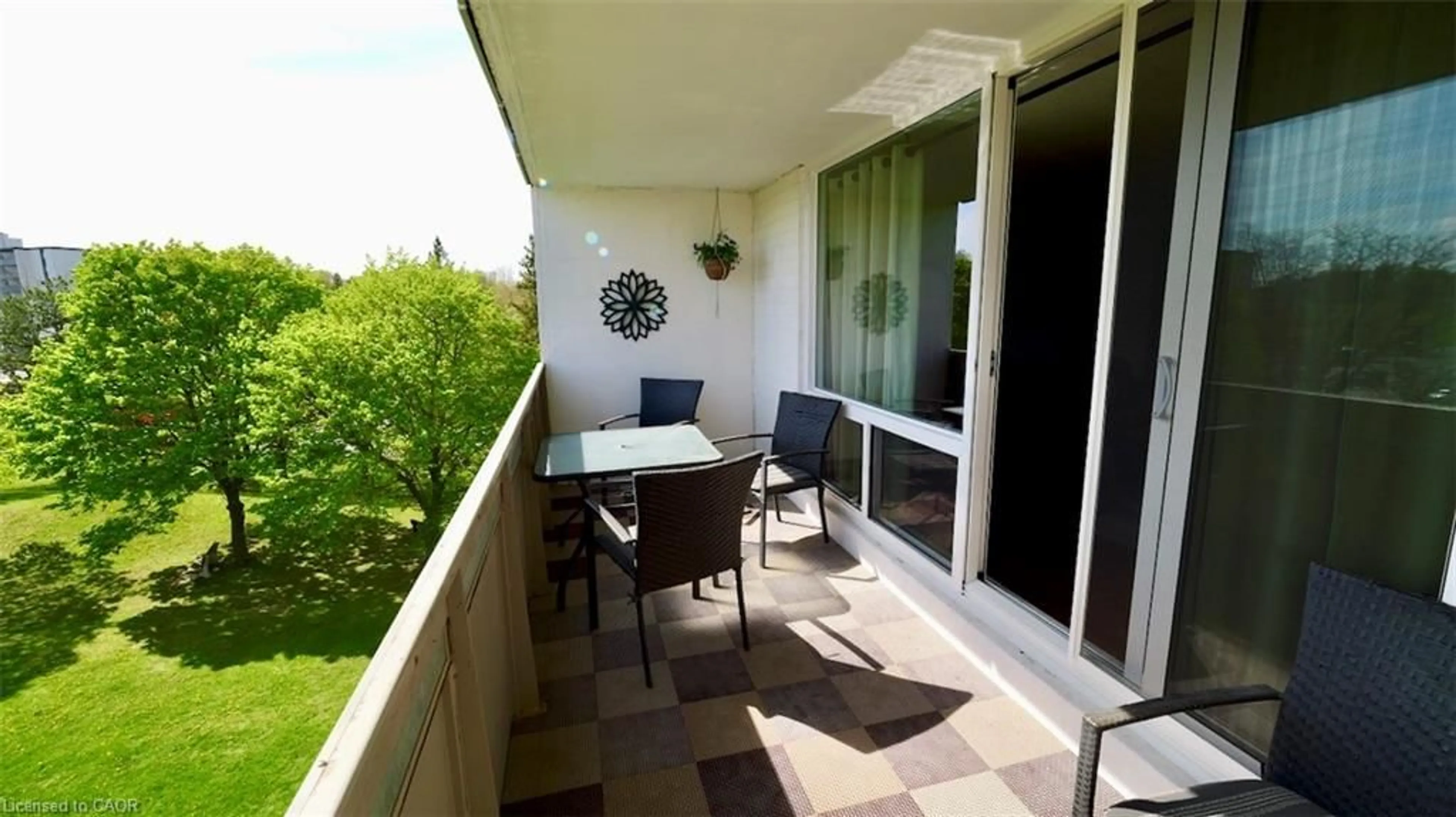 Balcony in the apartment, street for 225 Harvard Pl #603, Waterloo Ontario N2J 4H4