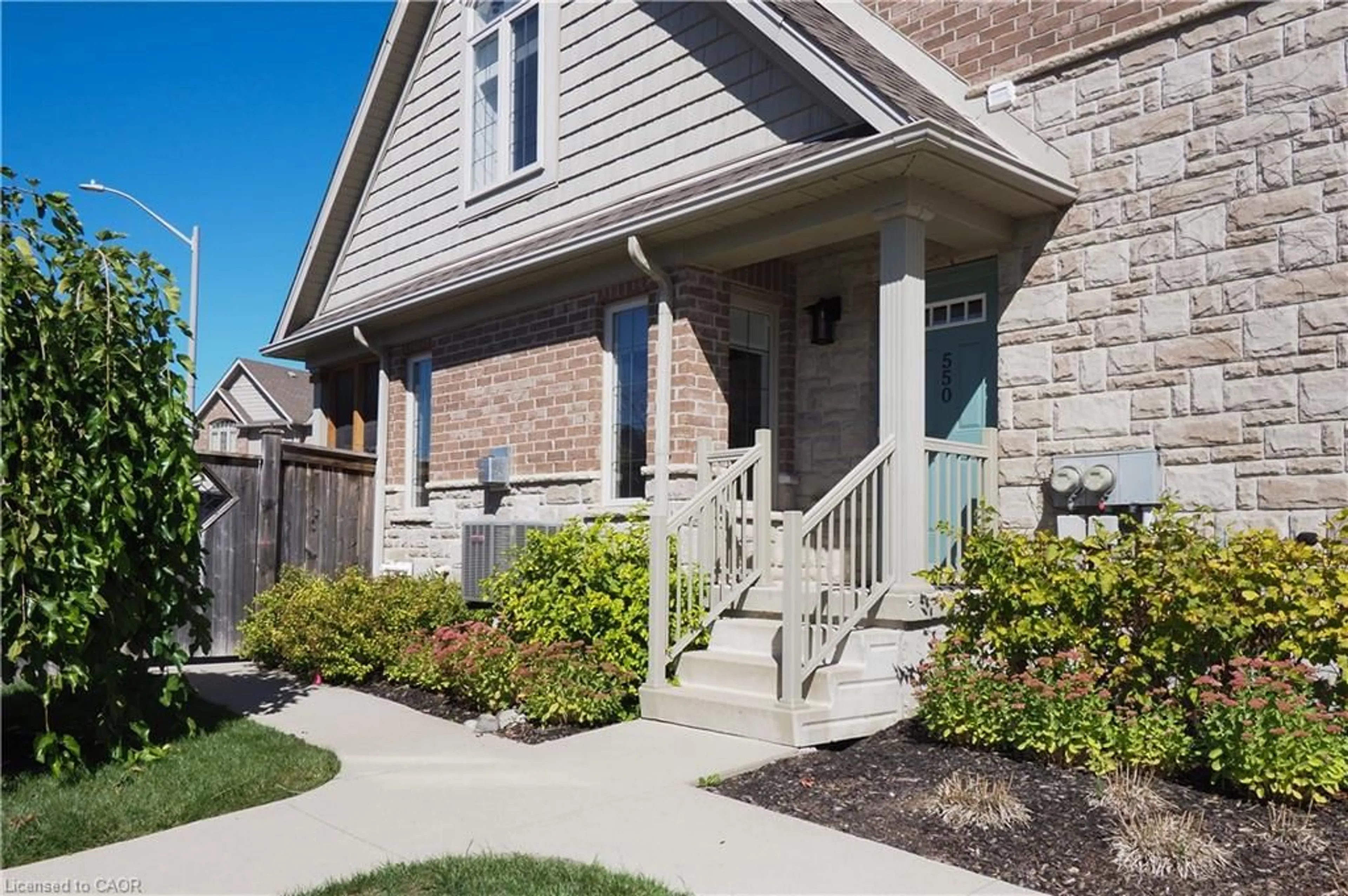 Home with brick exterior material, street for 550 Landgren Crt, Kitchener Ontario N2A 0G8