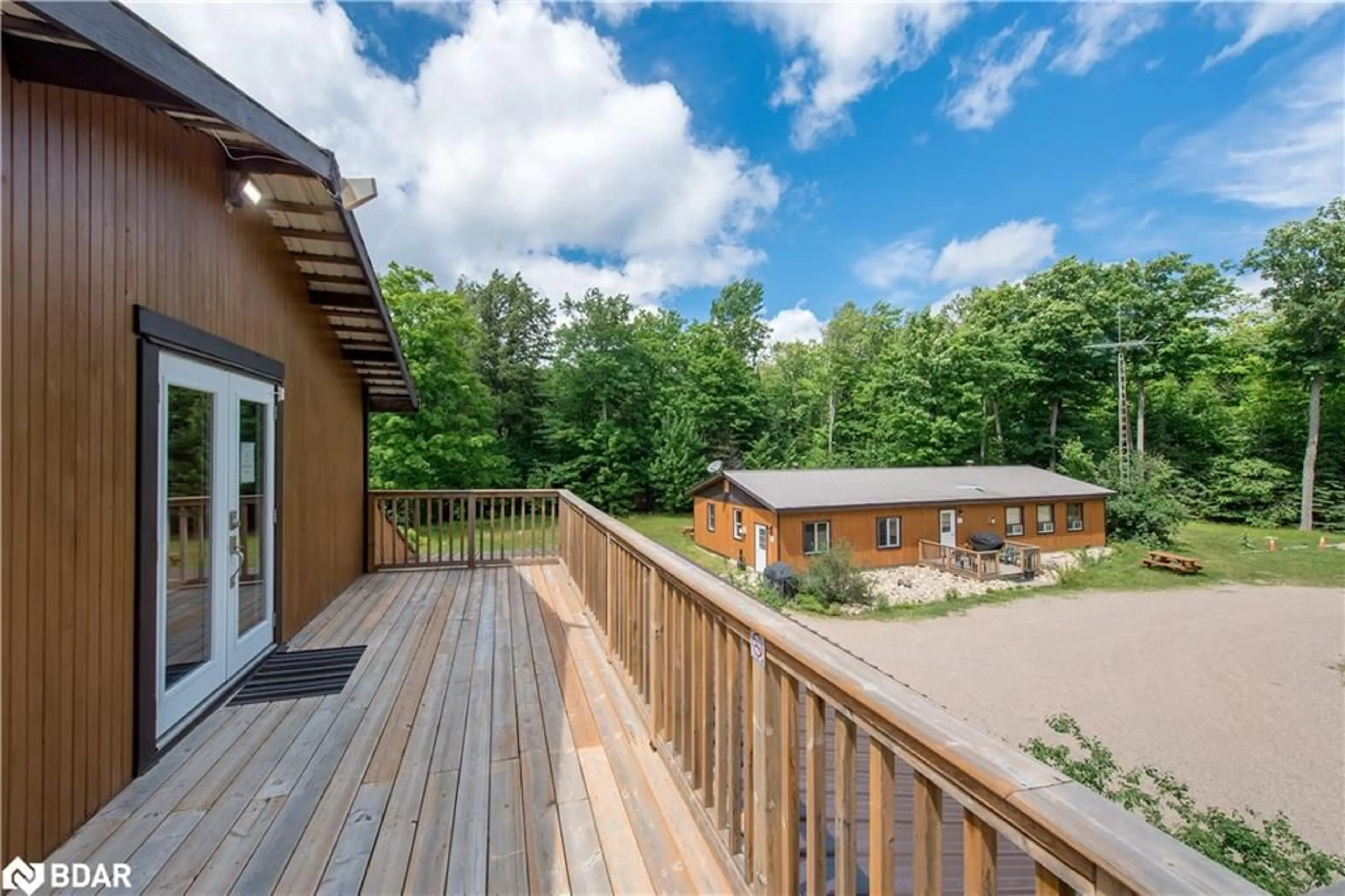 Patio, forest/trees view for 3121 Highway 523 Rd, South Algonquin Ontario K0L 2K0