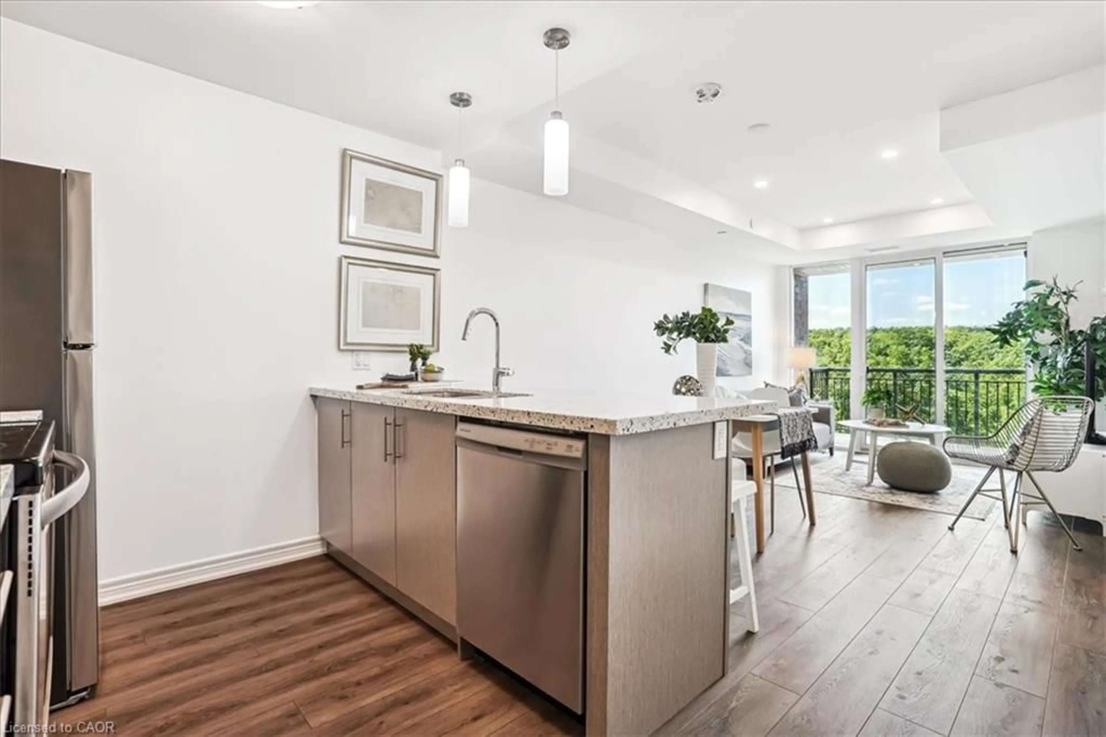 Open concept kitchen, unknown for 2750 King St #508, Hamilton Ontario L8G 0B8