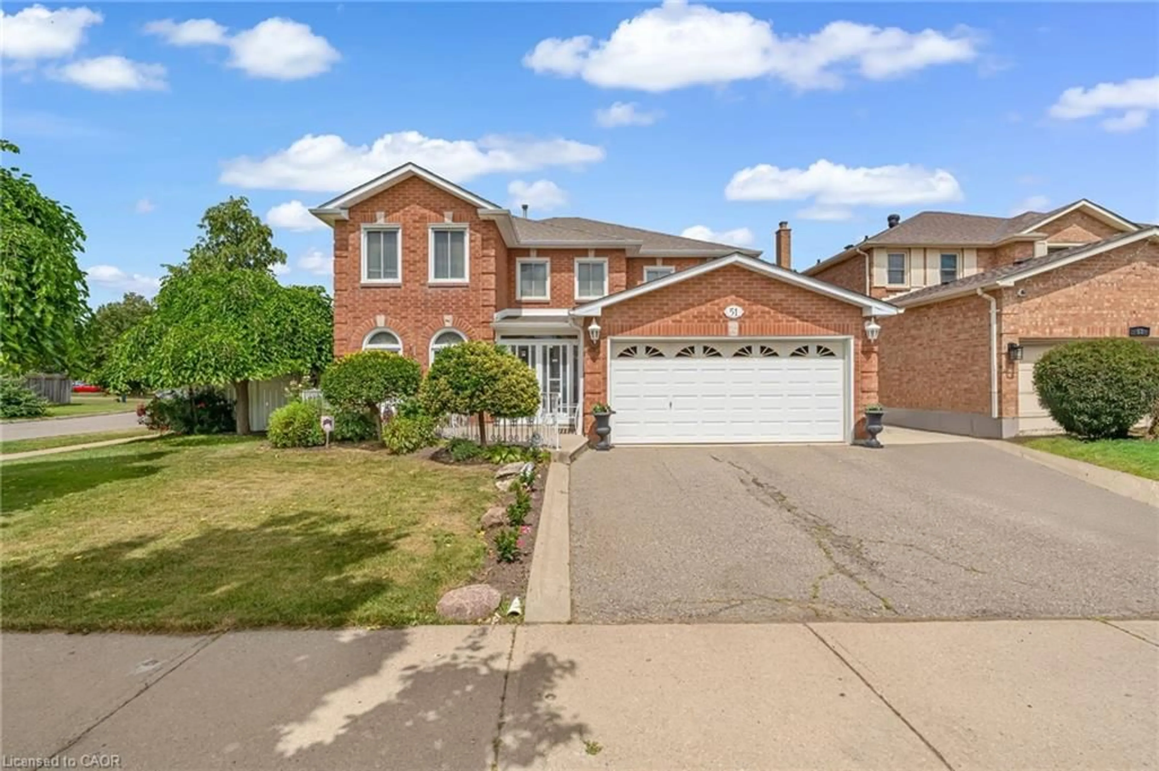 Home with brick exterior material, street for 51 Corkett Dr, Brampton Ontario L6X 3G1