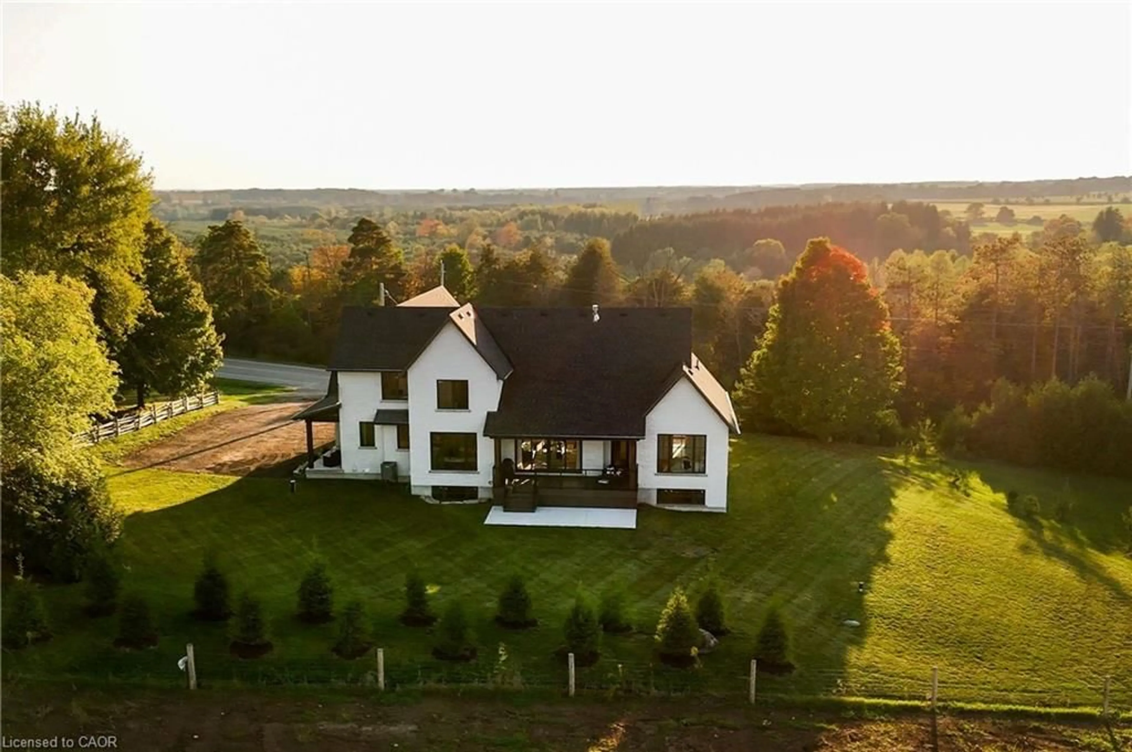 A pic from outside/outdoor area/front of a property/back of a property/a pic from drone, building for 7221 Wellington 21 Rd, Wellington Ontario N0B 1B0