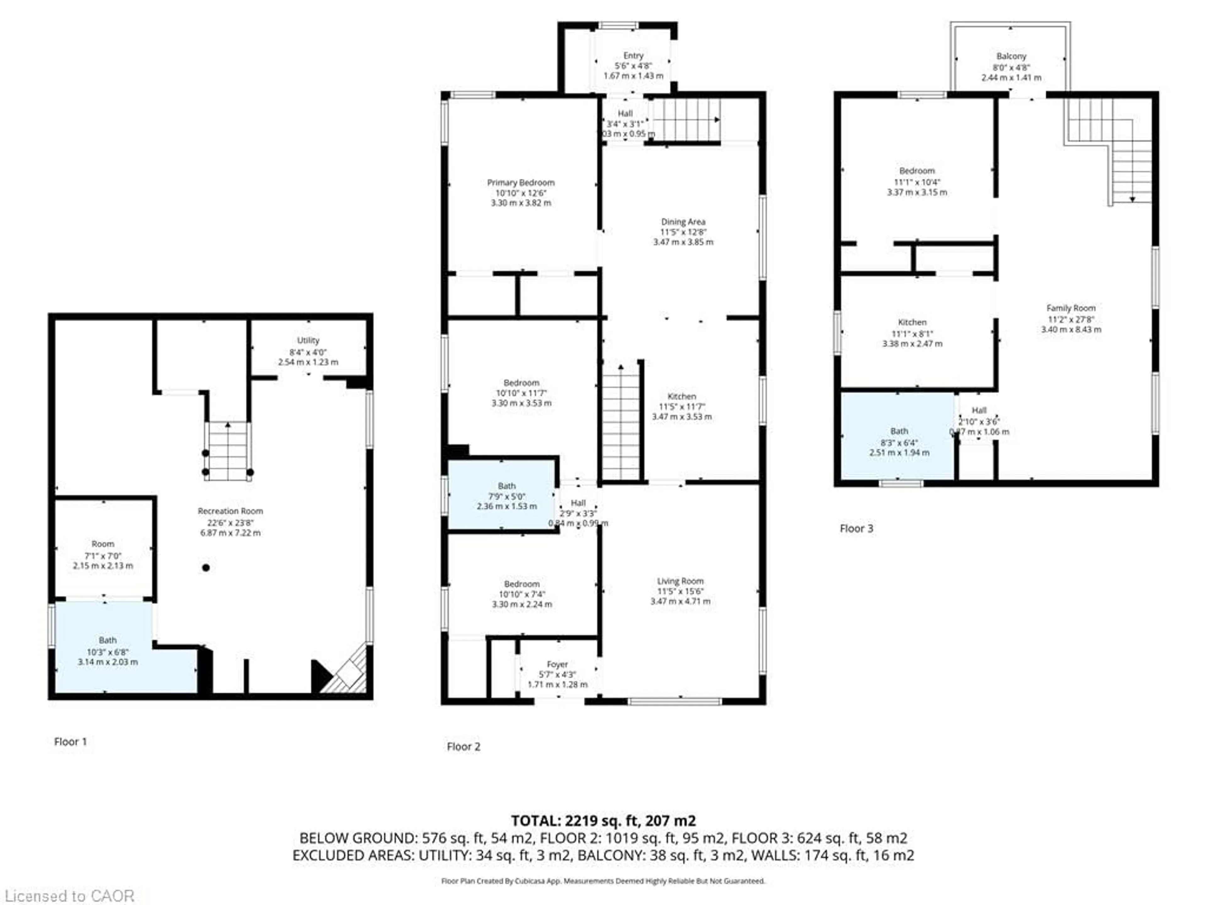 Floor plan for 161 Cochrane Rd, Hamilton Ontario L8K 3G3
