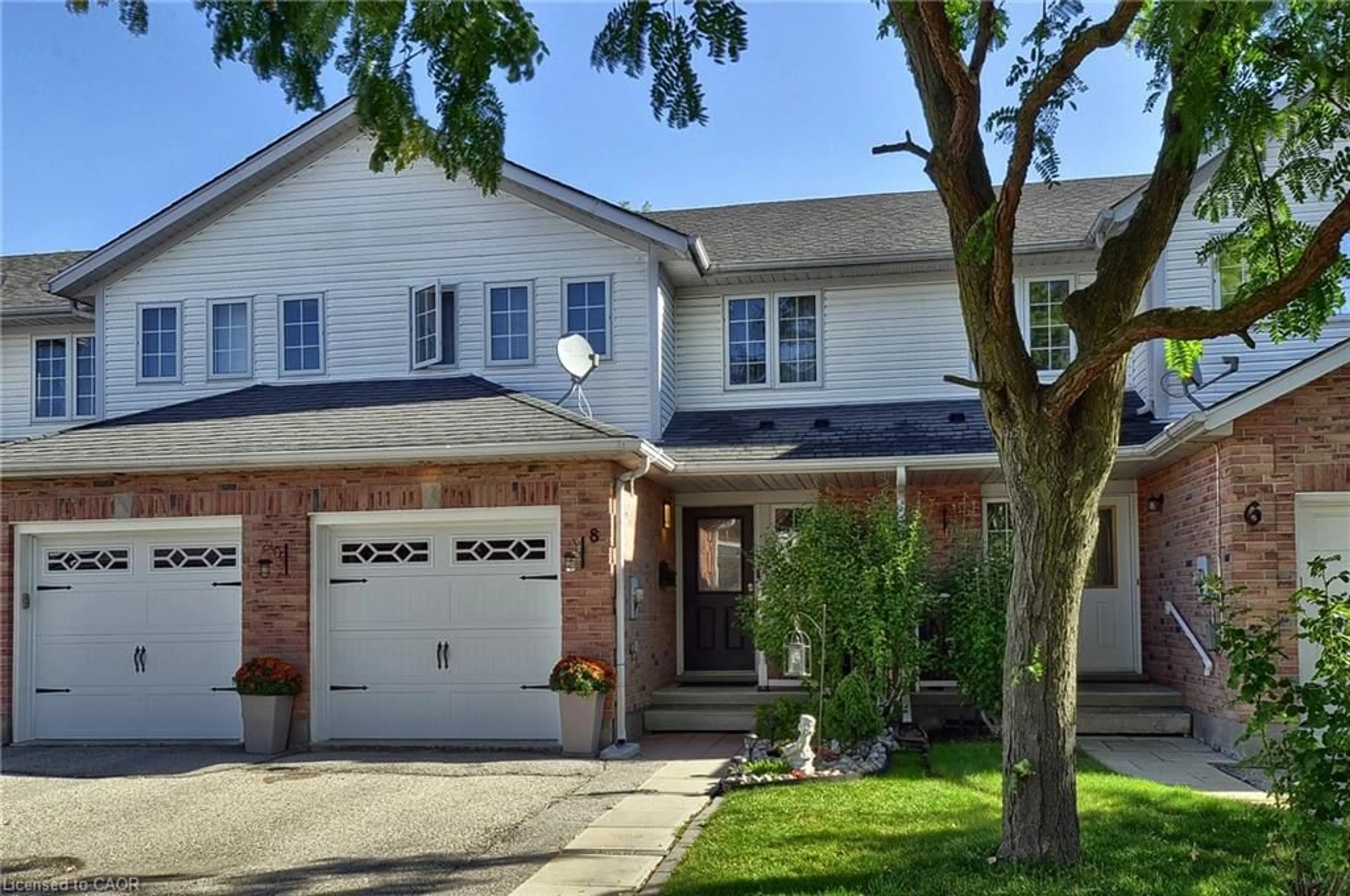 Home with brick exterior material, street for 8 Brandy Cres, Kitchener Ontario N2B 3W7