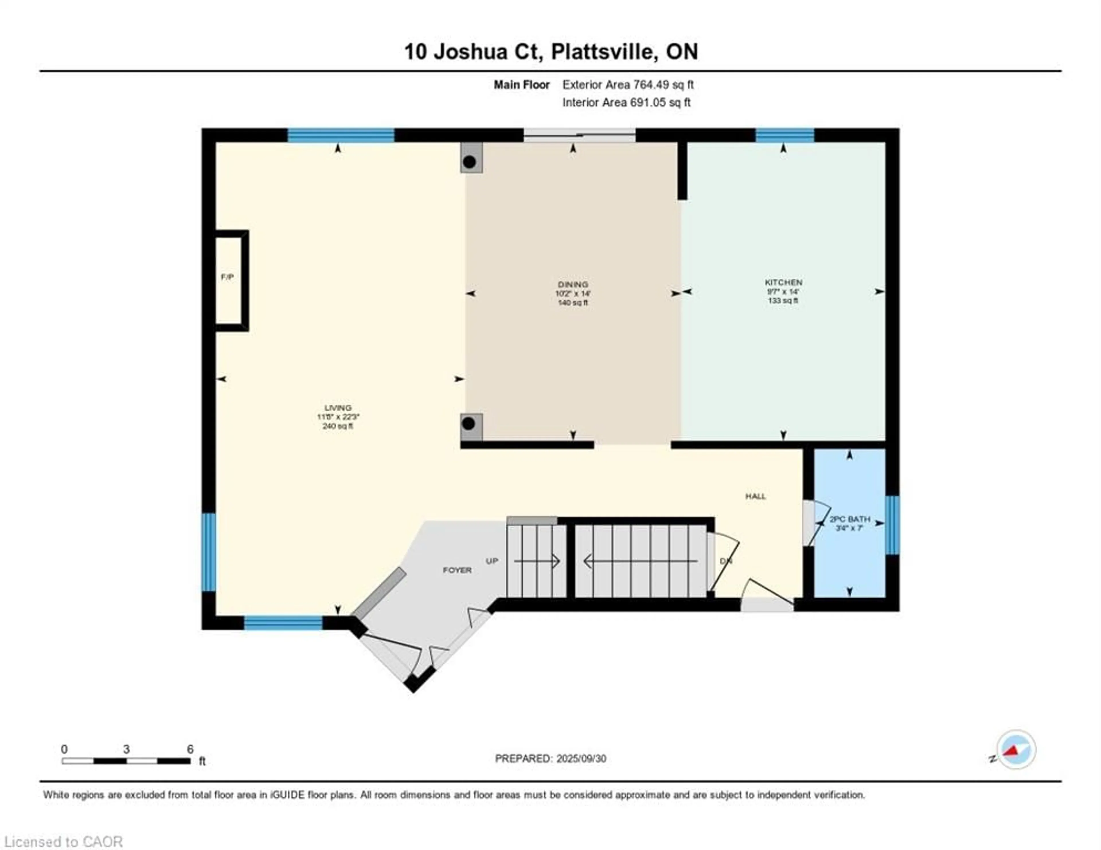 Floor plan for 10 Joshua Crt, Plattsville Ontario N0J 1S0