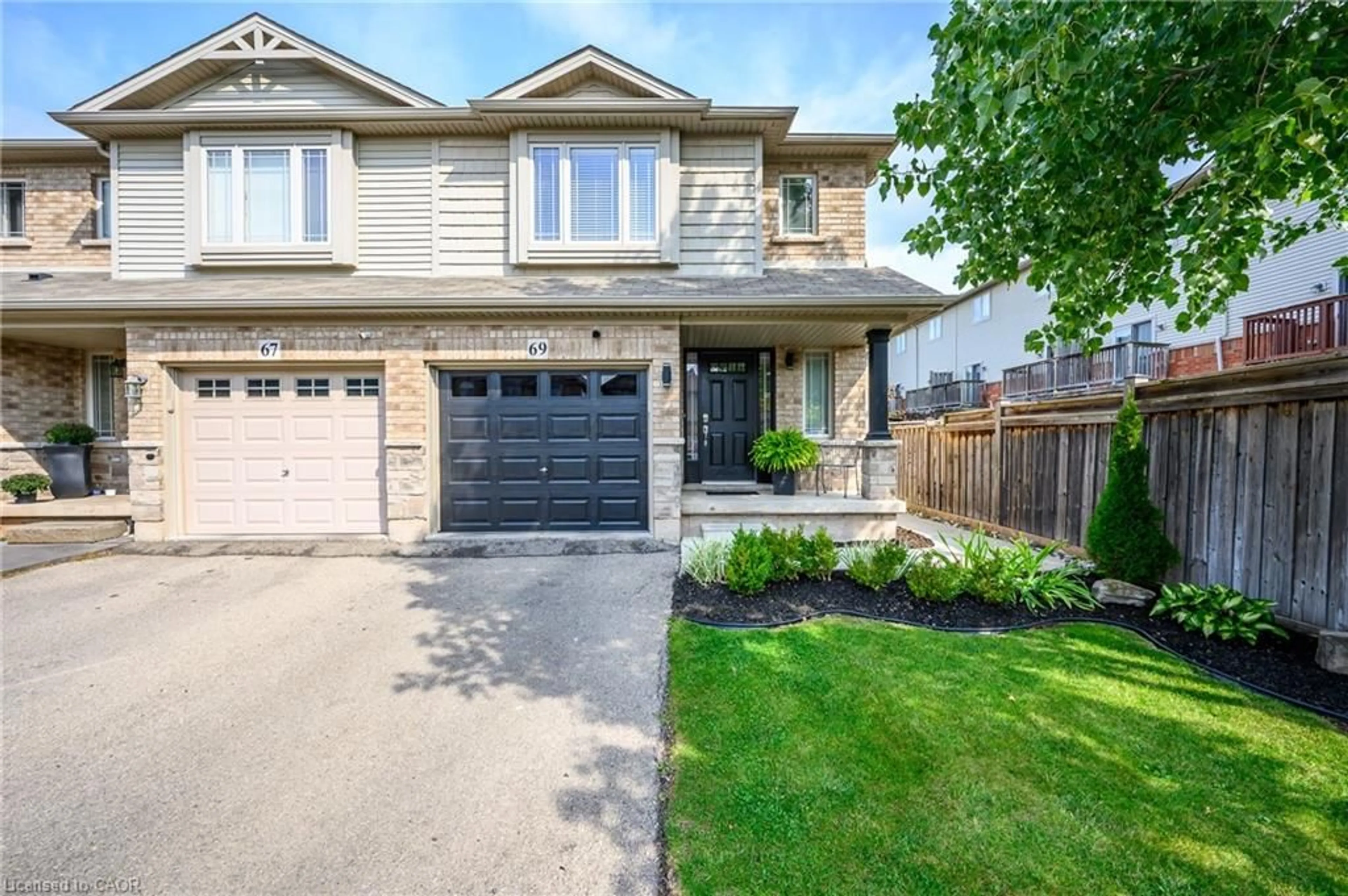 Home with brick exterior material, street for 69 Escarpment Dr, Stoney Creek Ontario L8E 5G9