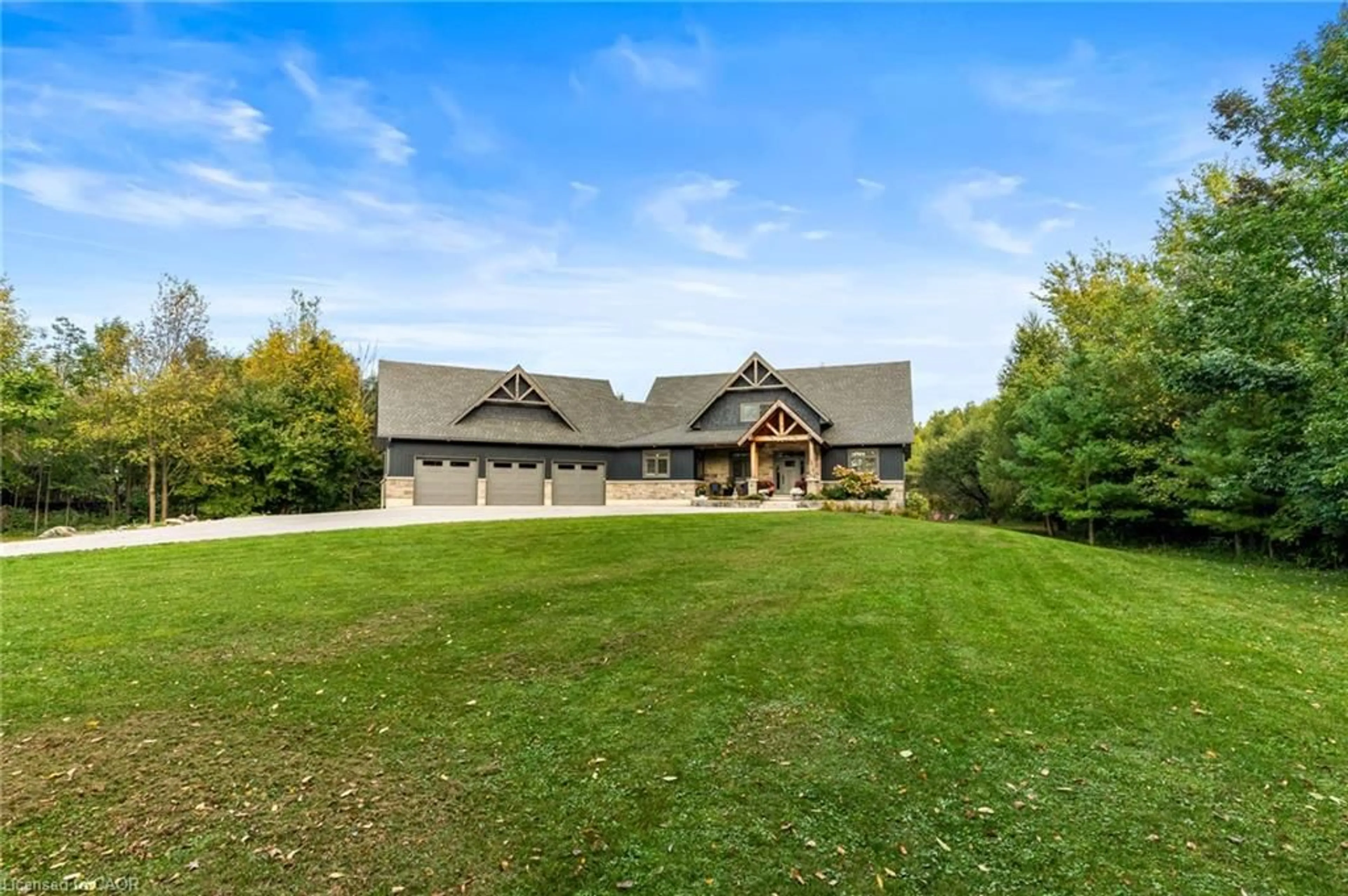 A pic from outside/outdoor area/front of a property/back of a property/a pic from drone, unknown for 70167 Zion Church Rd, Wiarton Ontario N0H 2T0