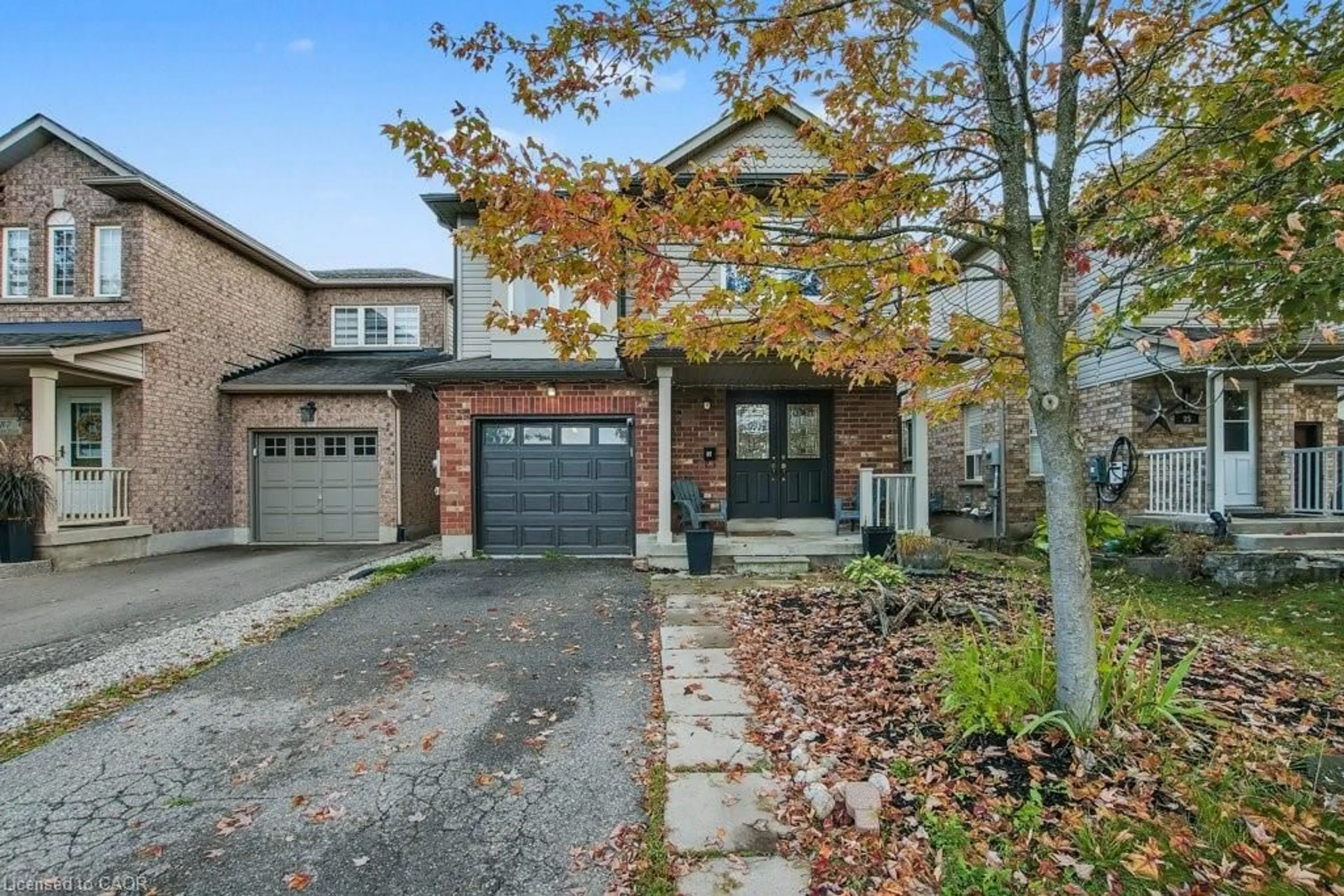 Home with brick exterior material, street for 91 Bailey Dr, Cambridge Ontario N1P 1G6