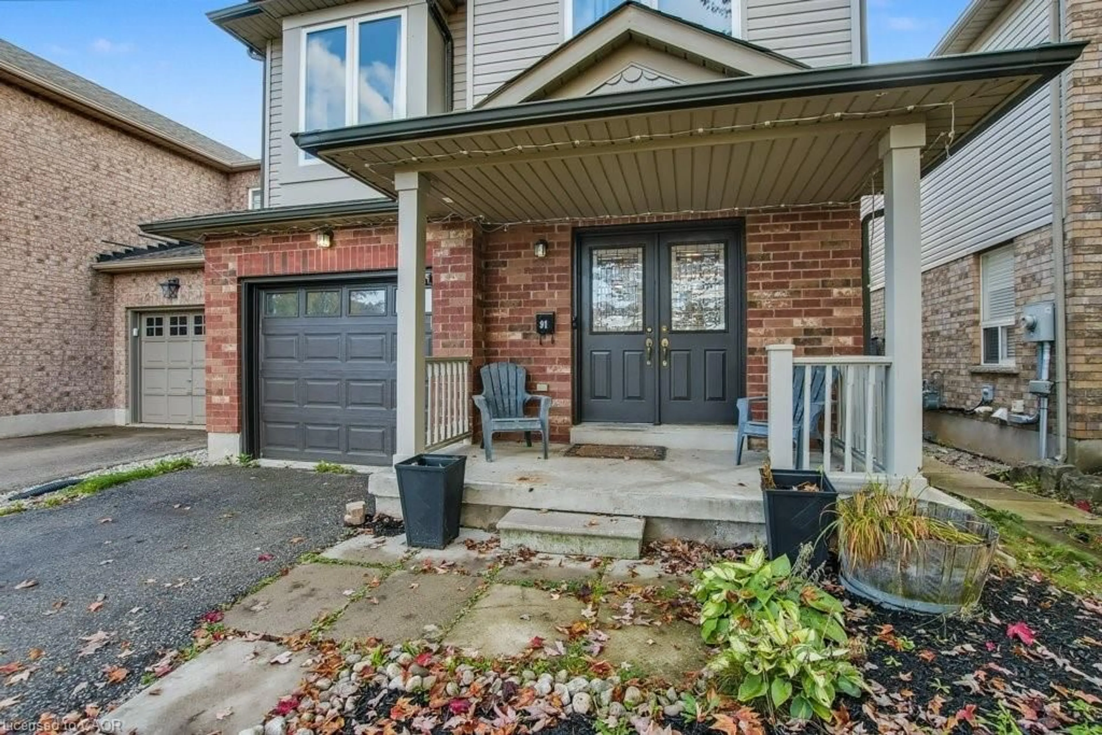 Home with brick exterior material, street for 91 Bailey Dr, Cambridge Ontario N1P 1G6