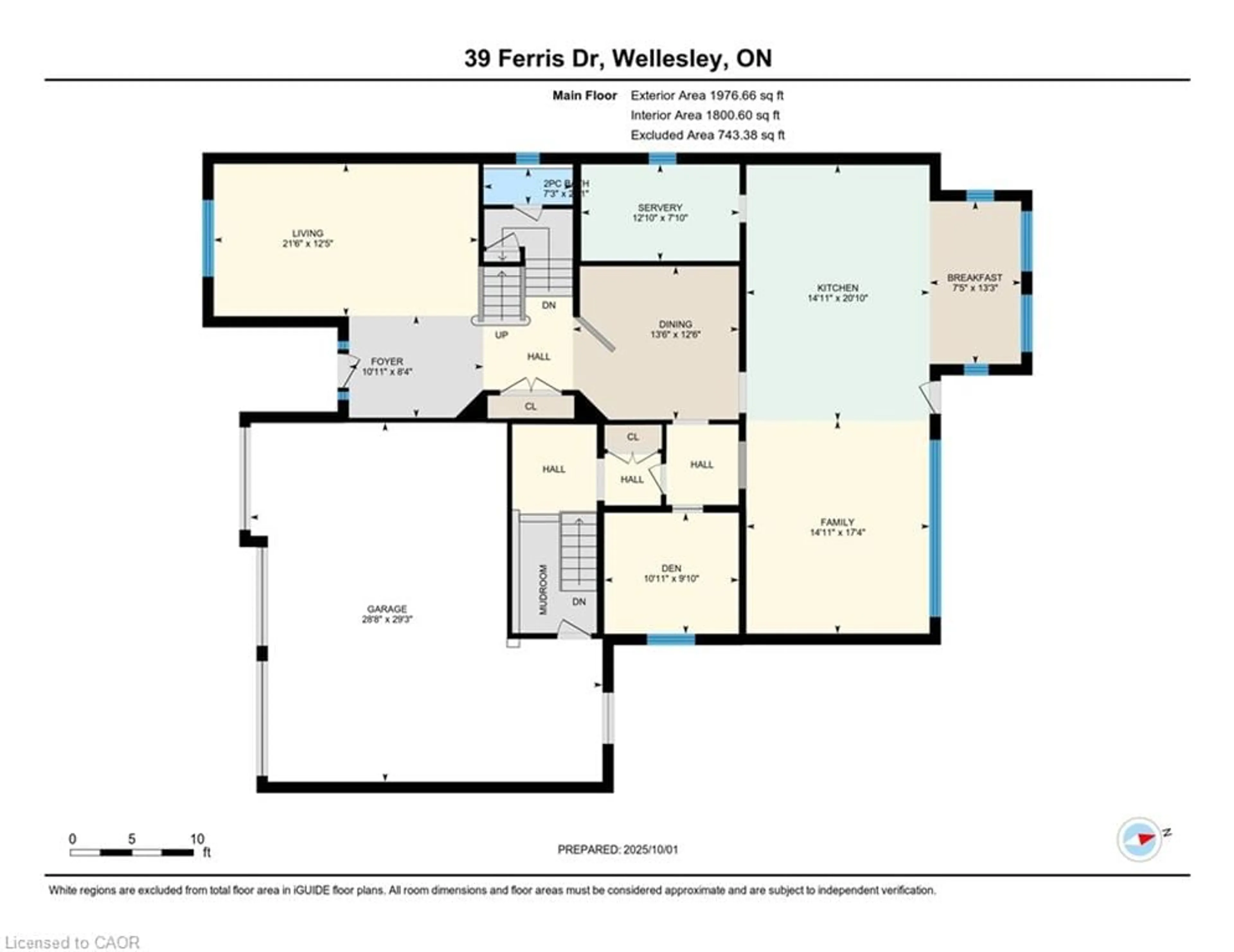 Floor plan for 39 Ferris Dr, Wellesley Ontario N0B 2T0