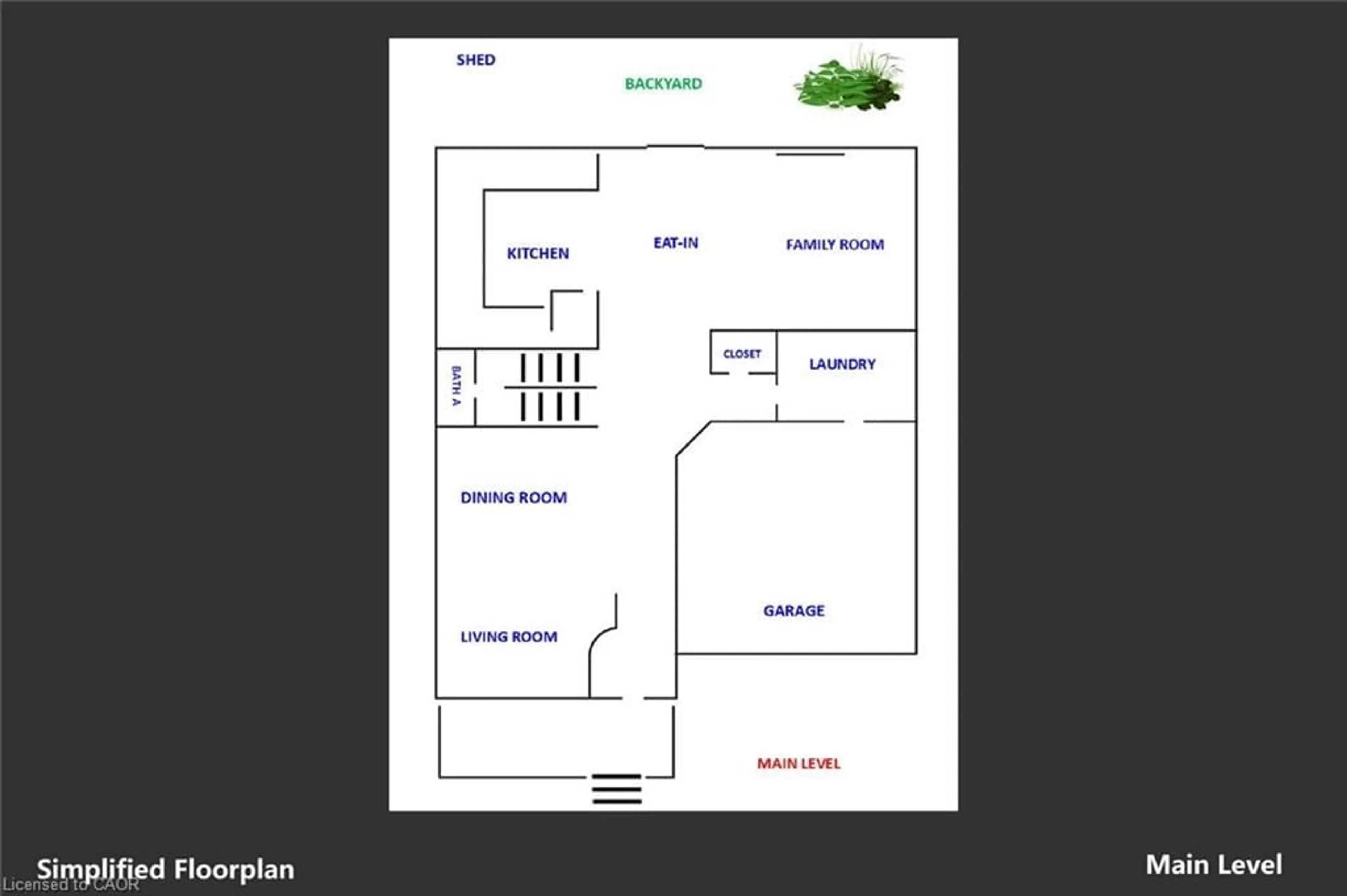 Floor plan for 28 Abbotsbury Dr, Brampton Ontario L6X 0S3