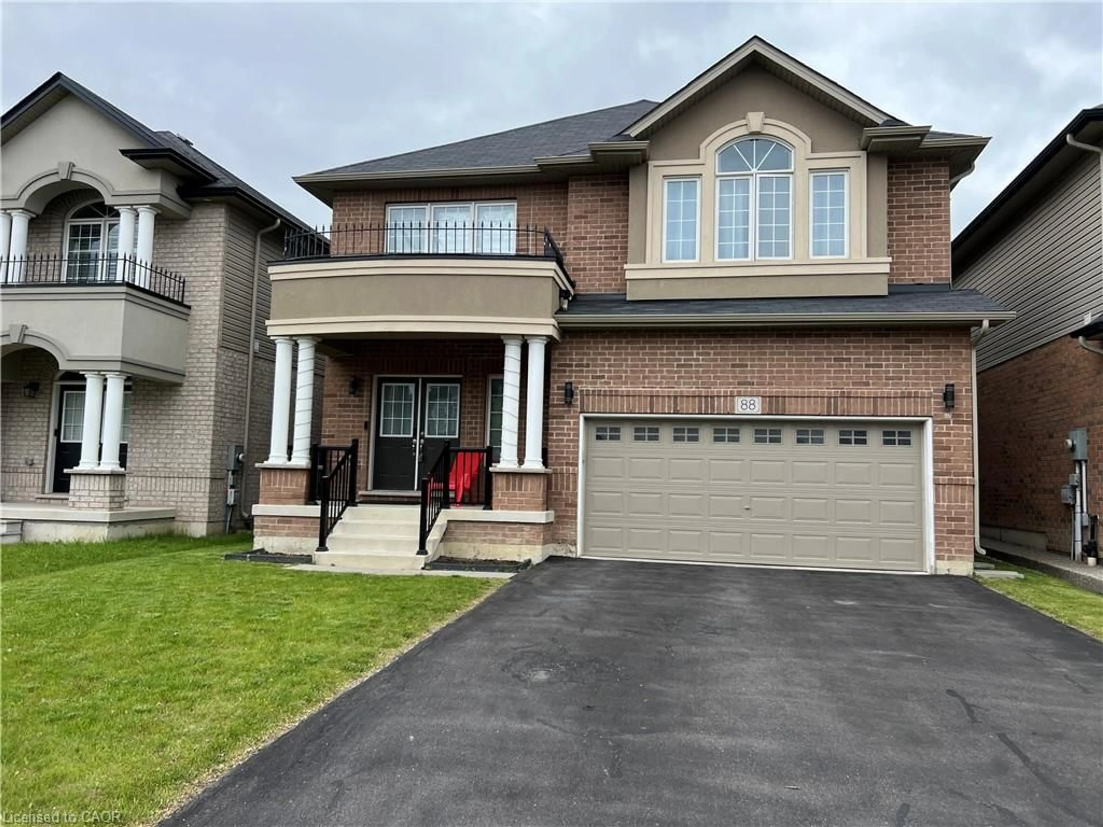 Home with brick exterior material, street for 88 Bellroyal Cres, Stoney Creek Ontario L8J 0G1