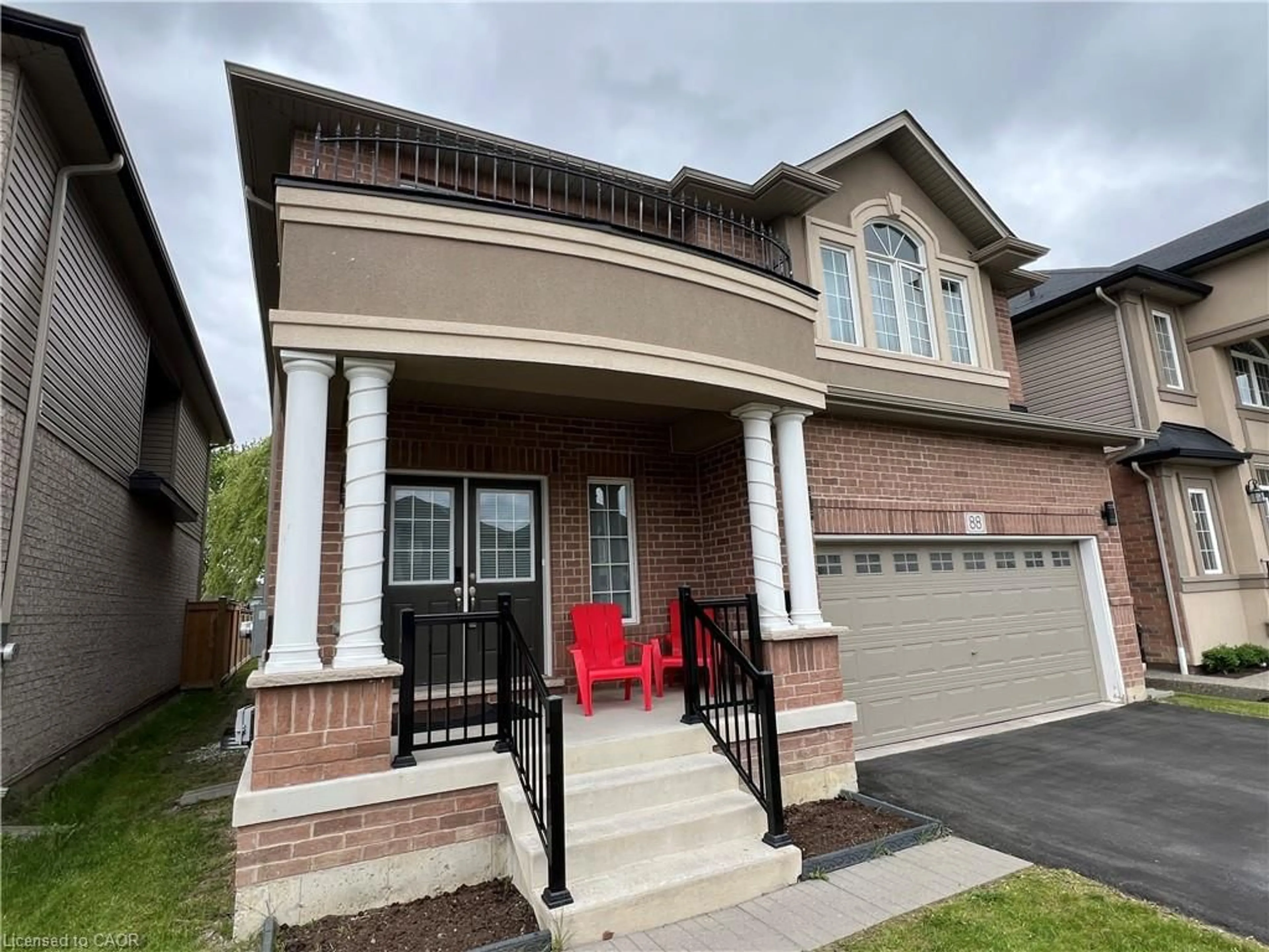 Home with brick exterior material, street for 88 Bellroyal Cres, Stoney Creek Ontario L8J 0G1