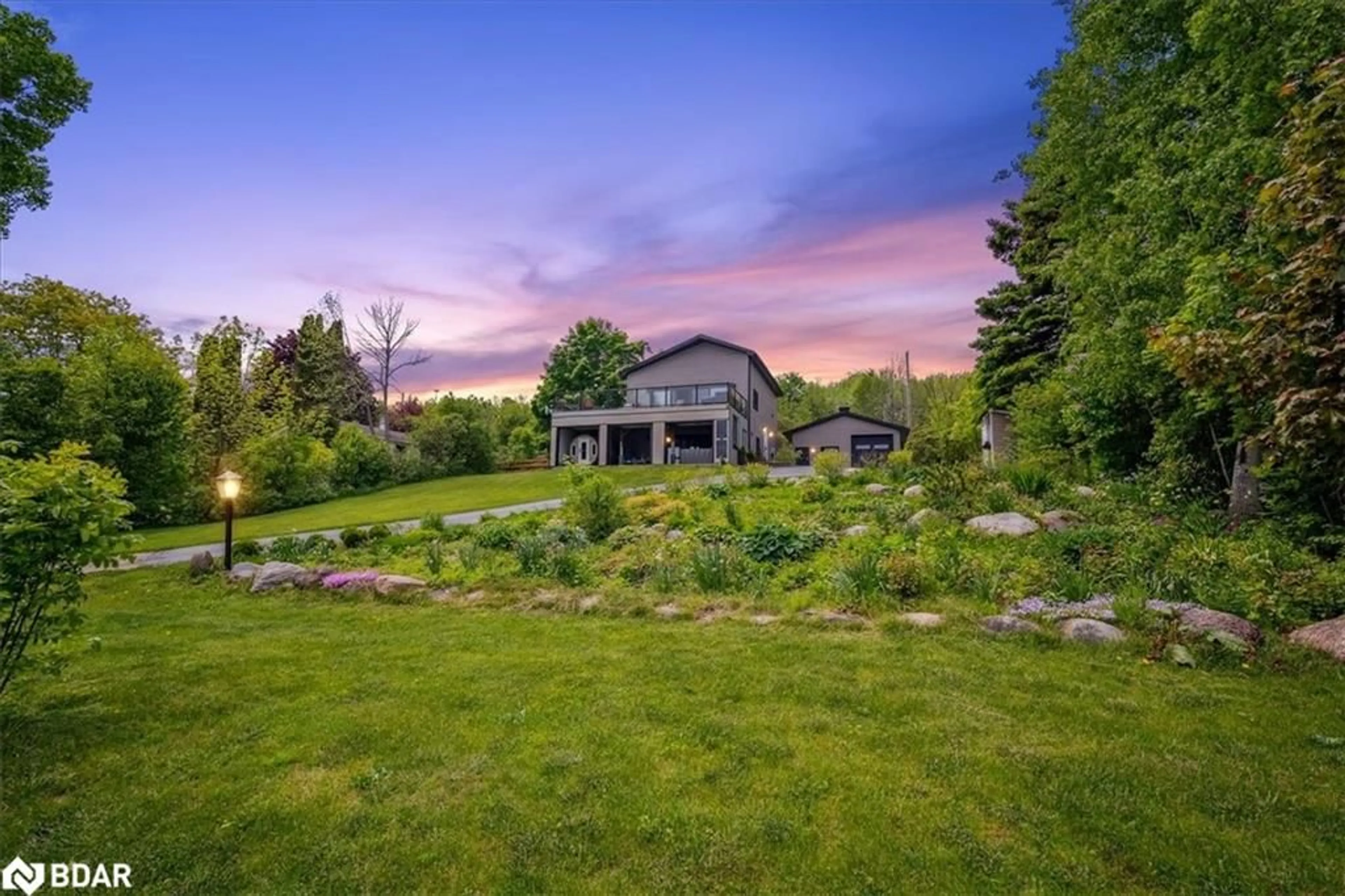 A pic from outside/outdoor area/front of a property/back of a property/a pic from drone, mountain view for 339520 Presqu'ile Rd, Georgian Bluffs Ontario N0H 2T0