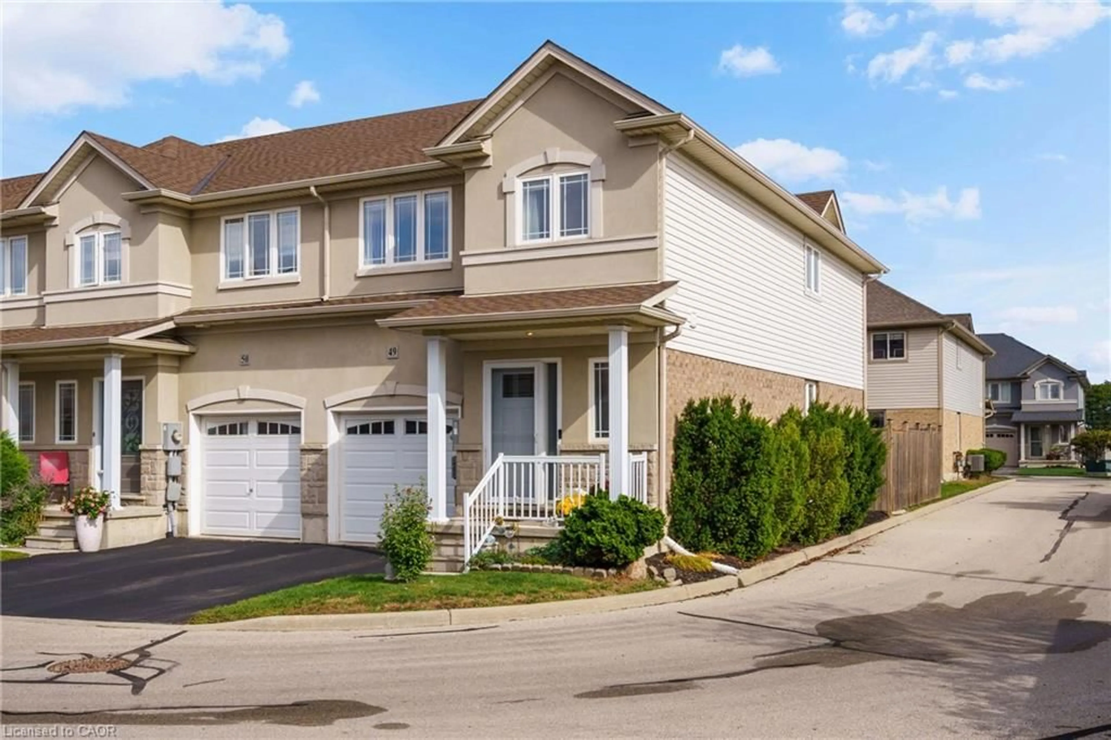 Home with vinyl exterior material, street for 615 Rymal Rd #49, Hamilton Ontario L8W 0B6