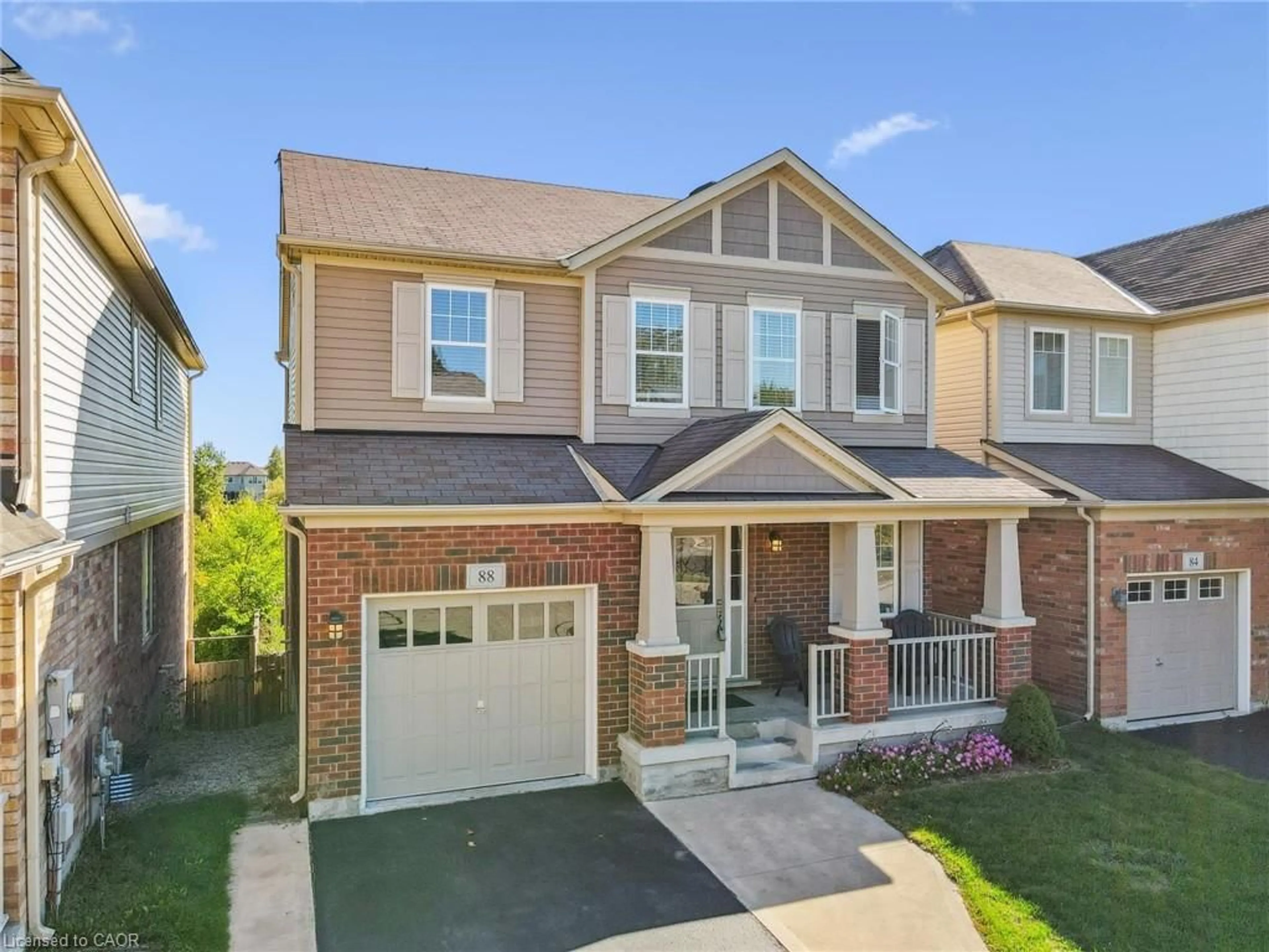 Home with brick exterior material, street for 88 Fletcher Cir, Cambridge Ontario N3C 0B6