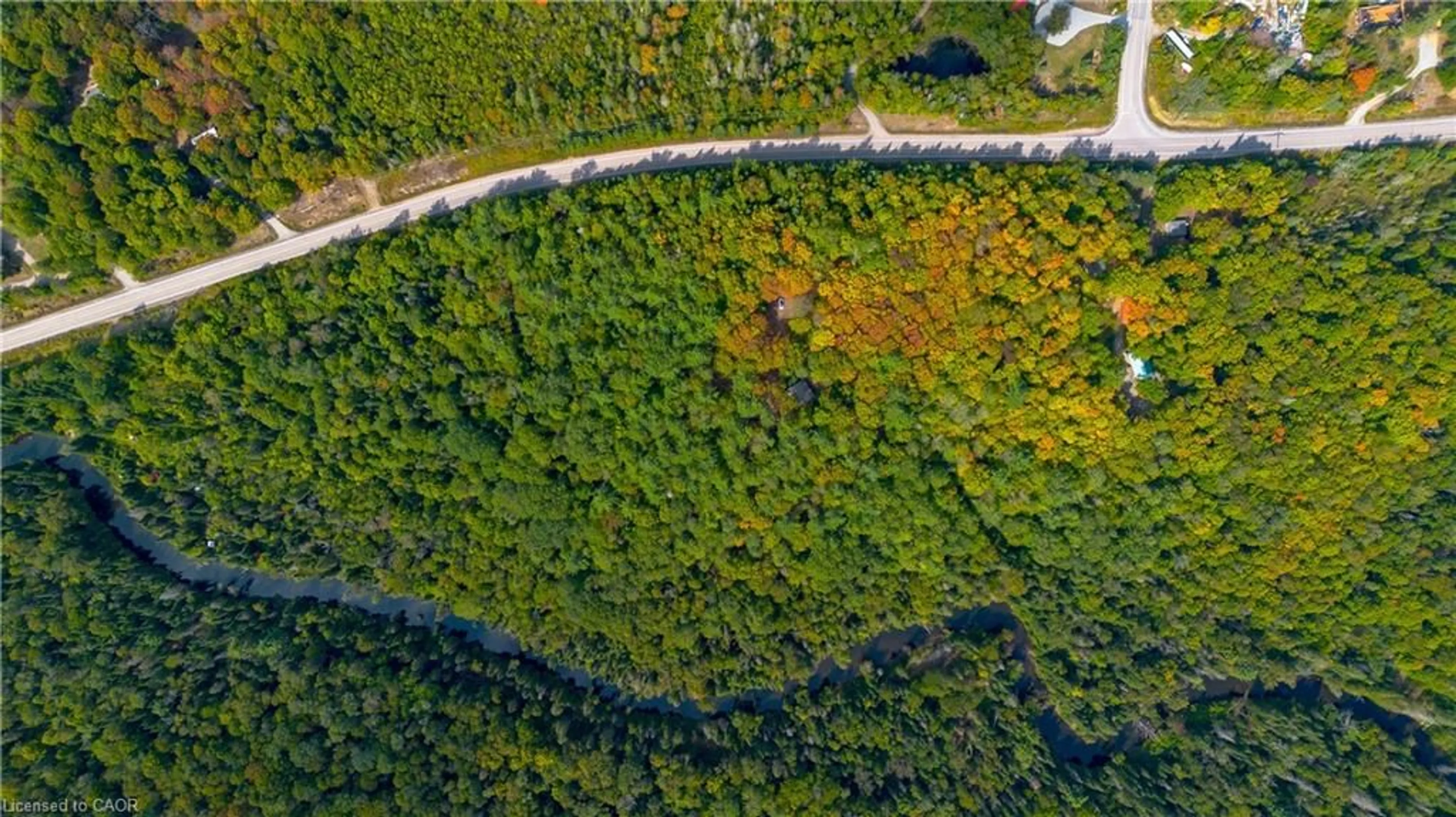 A pic from outside/outdoor area/front of a property/back of a property/a pic from drone, forest/trees view for 10282 County Road 503, Glamorgan Ontario K0M 1R0