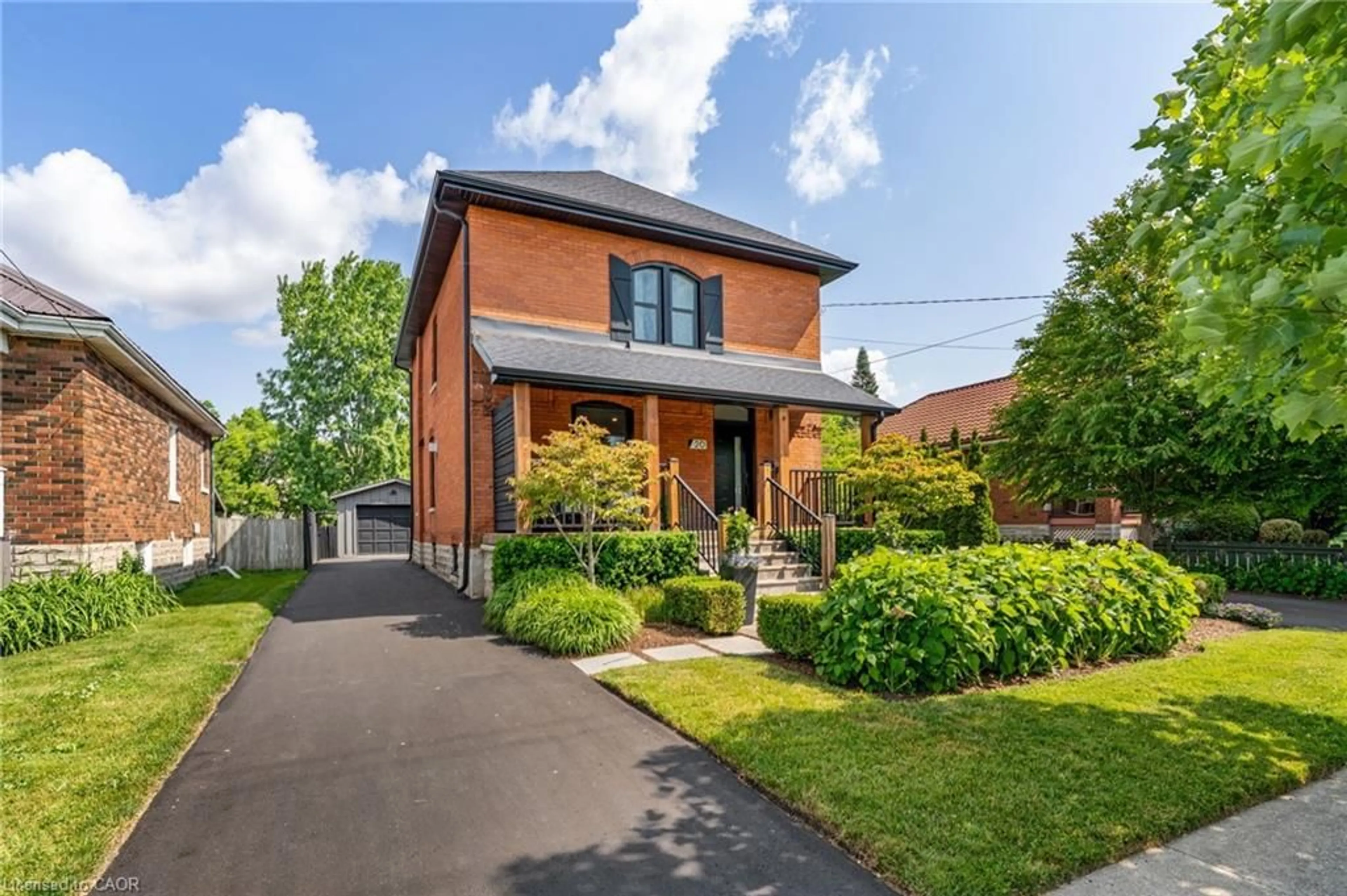Home with brick exterior material, street for 20 Alice St, Brantford Ontario N3R 1Y2