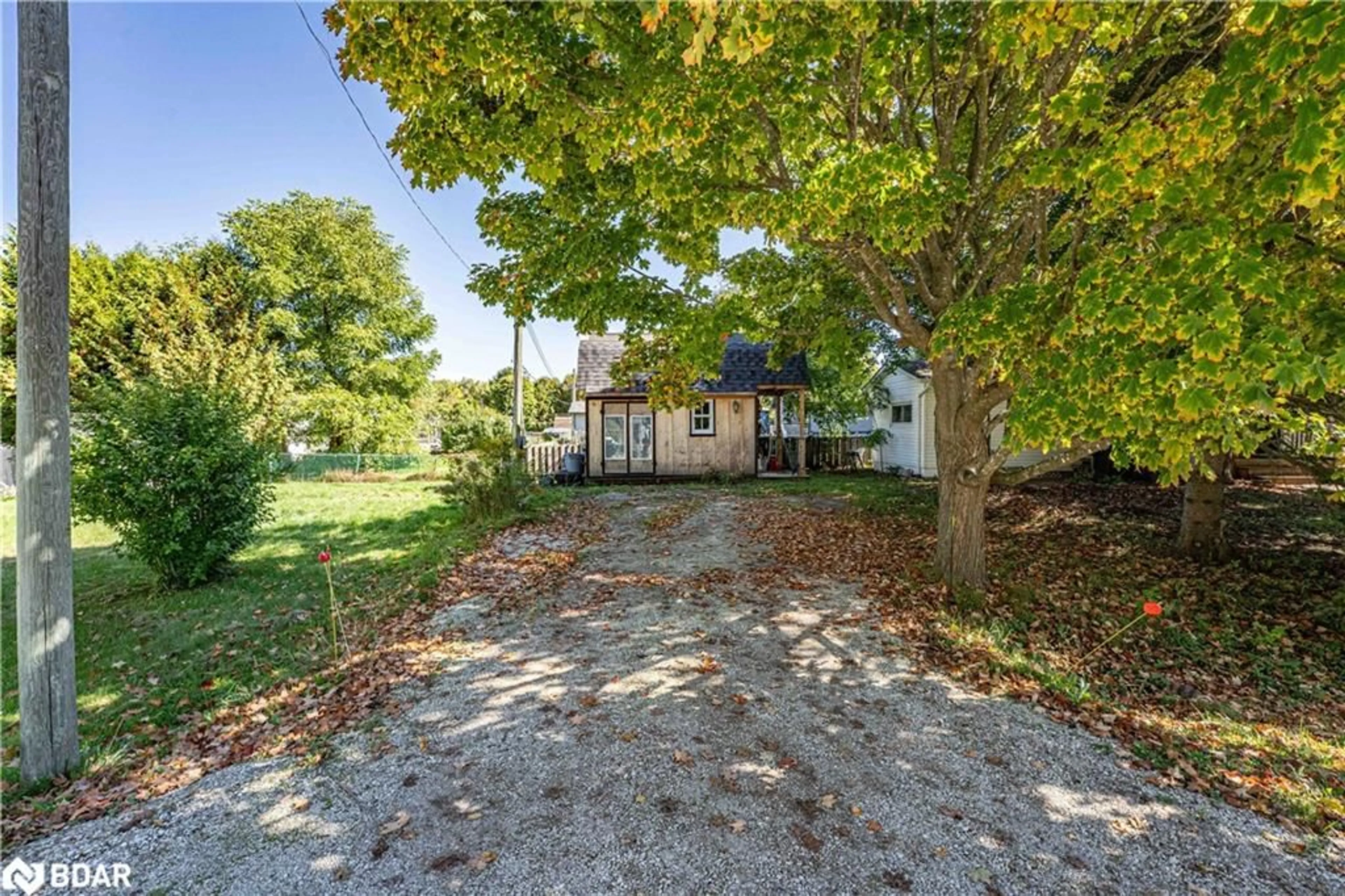 A pic from outside/outdoor area/front of a property/back of a property/a pic from drone, street for 2 East St, Angus Ontario L3W 0A5
